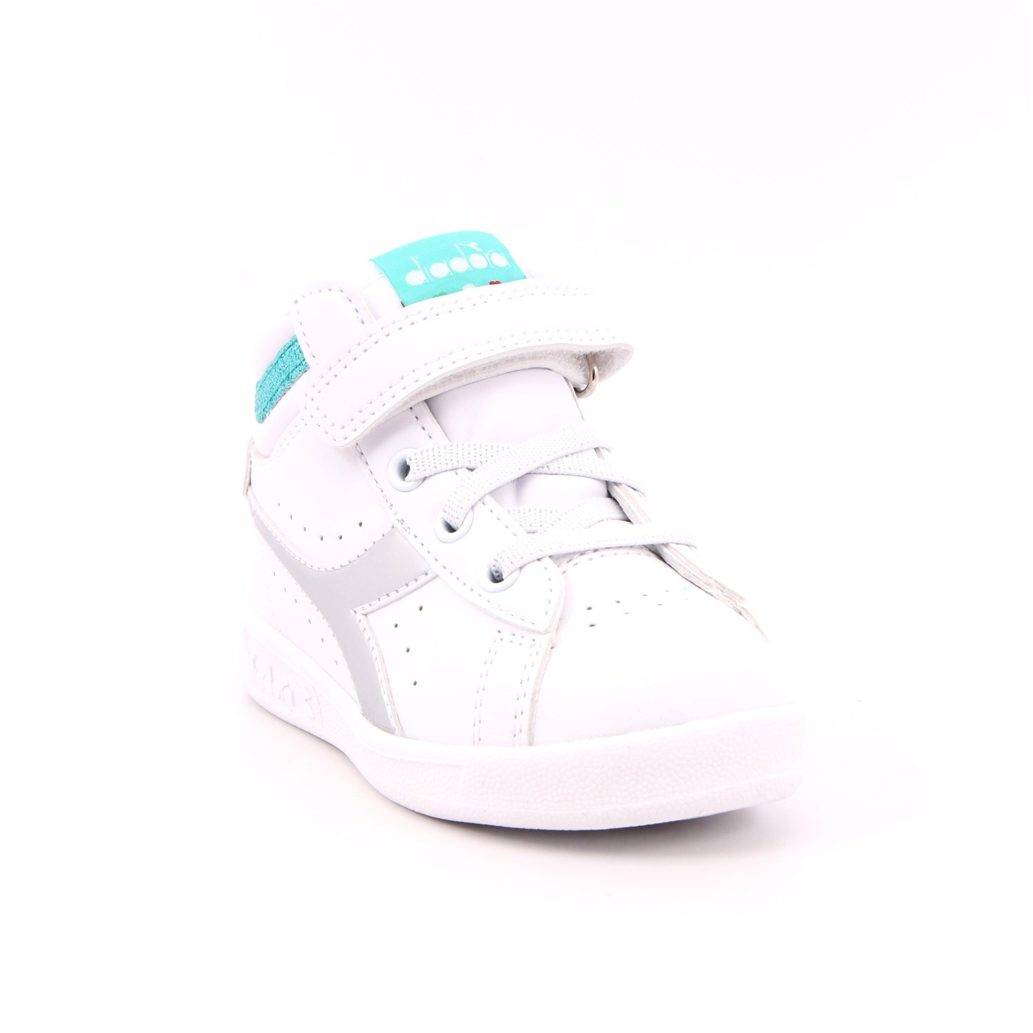 Scarpa Strappi + Elastico Diadora Bambina Bianco Scarpa Strappi + Elastico Diadora Bambina Bianco Scarpe 292 - 101.176727