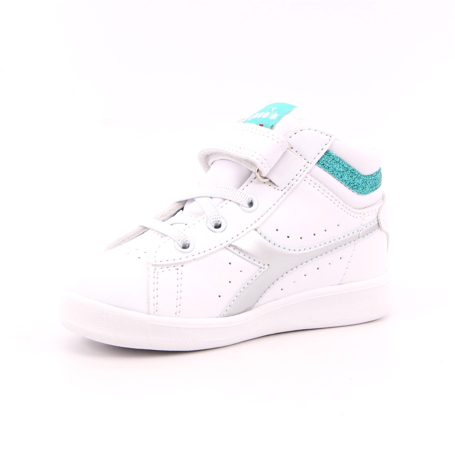 Scarpa Strappi + Elastico Diadora Bambina Bianco Scarpa Strappi + Elastico Diadora Bambina Bianco Scarpe 292 - 101.176727