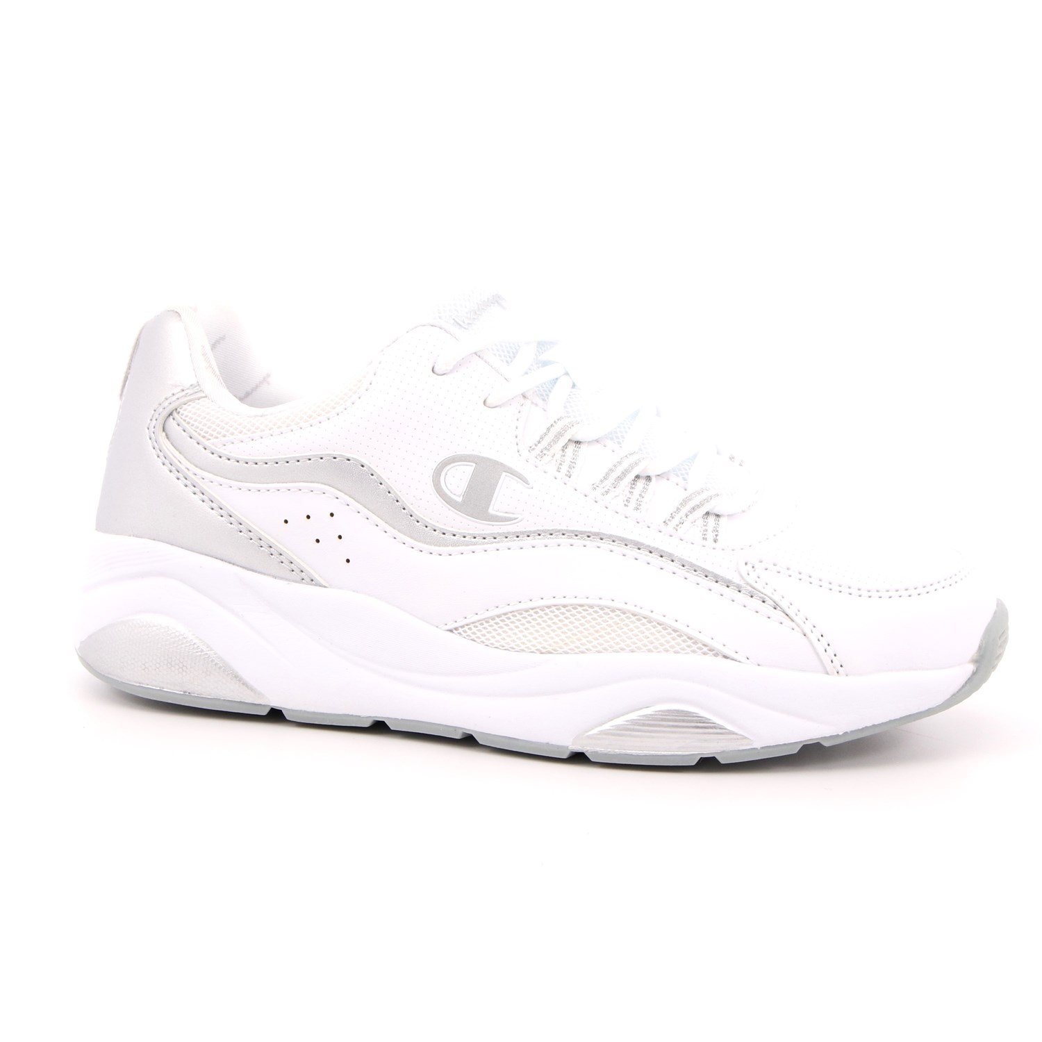 Scarpa Allacciata Champion Bambina Bianco Scarpa Allacciata Champion Bambina Bianco Scarpe 733 - S32189