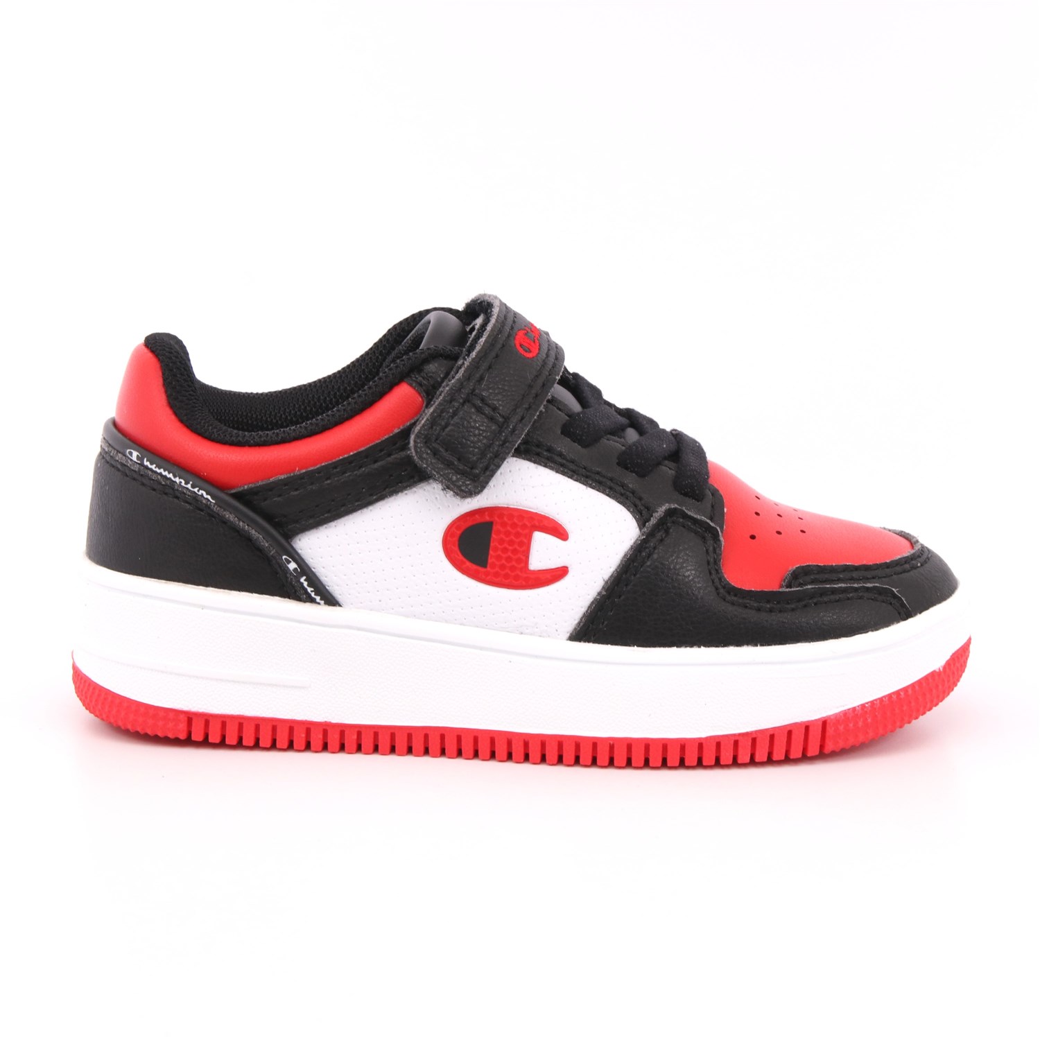 Scarpa Strappi + Elastico Champion Bambino Nero Scarpa Strappi + Elastico Champion Bambino Nero Scarpe 736 - S32258