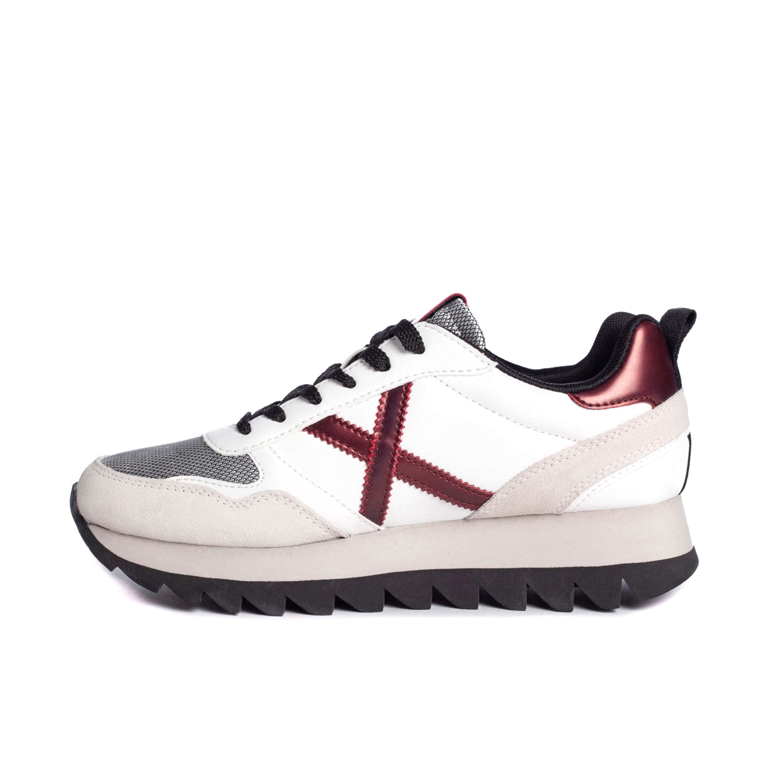 Scarpa Allacciata Munich Donna Bianco Scarpa Allacciata Munich Donna Bianco Scarpe 109 - 8765022