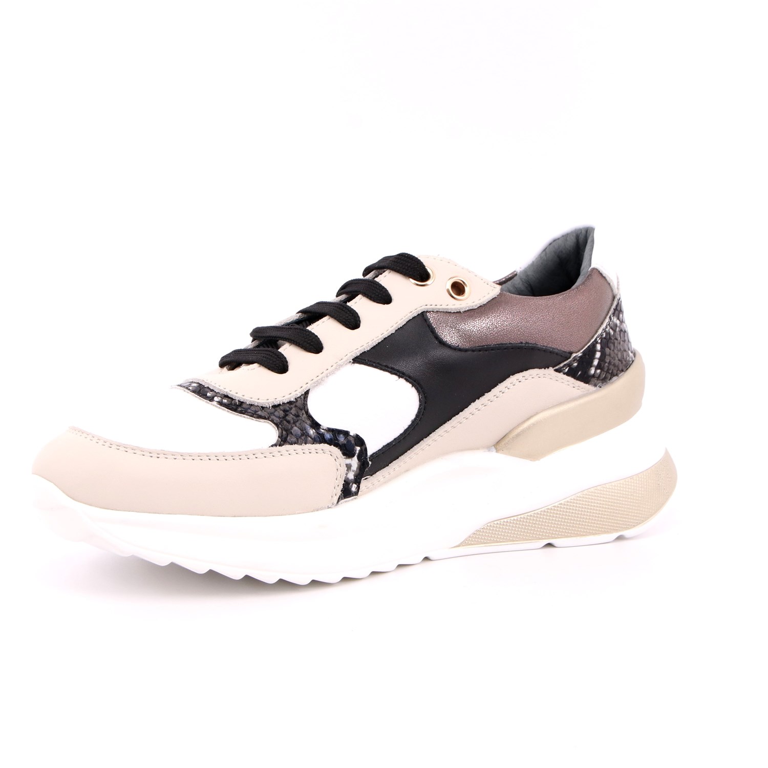 Scarpa Allacciata Keys Donna Beige Scarpa Allacciata Keys Donna Beige Scarpe 66 - K-5555A