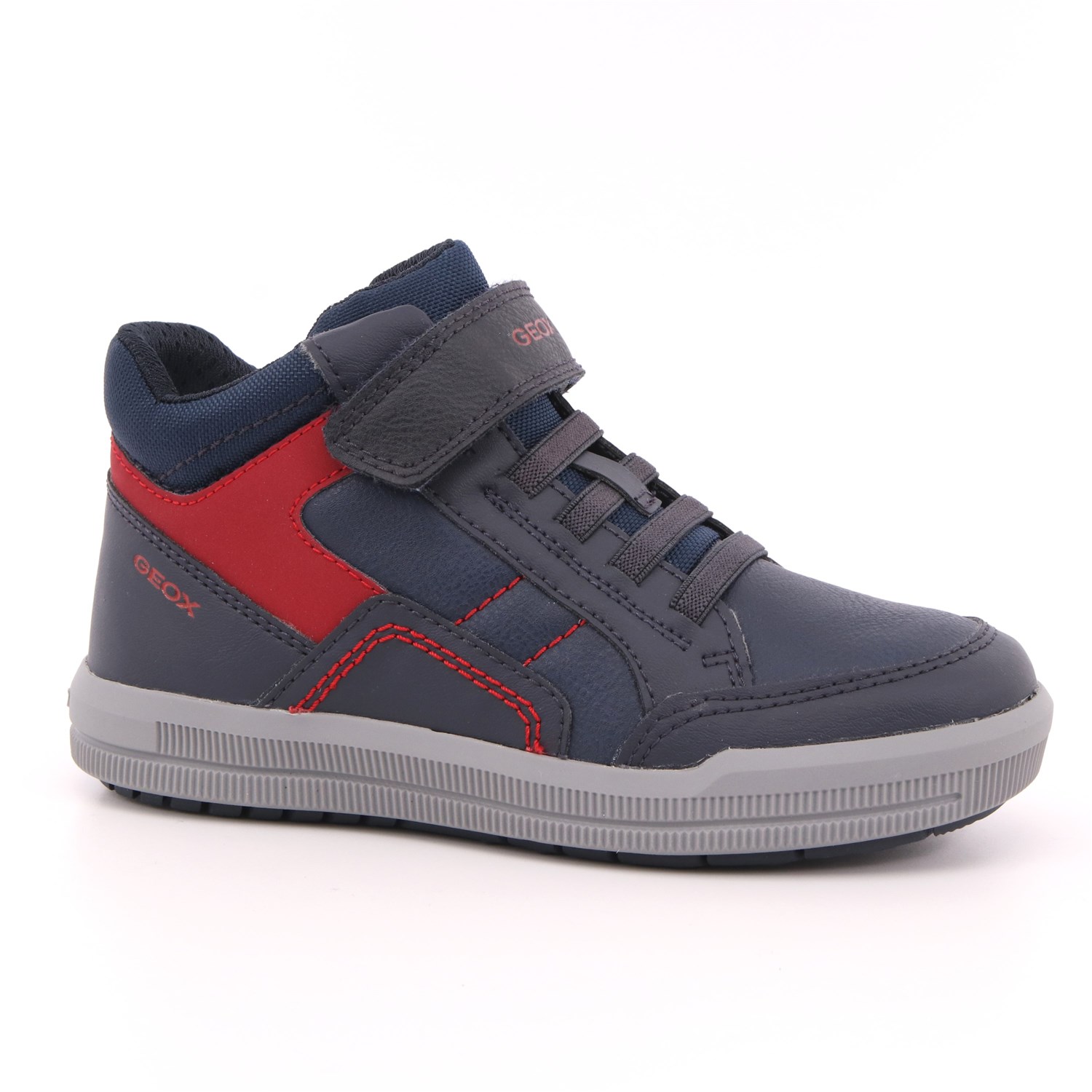 Scarpa Strappi + Elastico Geox Bambino Blu Scarpa Strappi + Elastico Geox Bambino Blu Scarpe 387 - J044AA