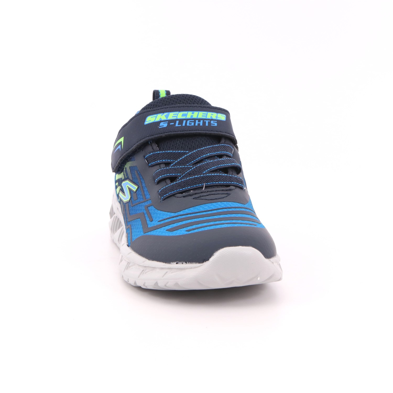 Scarpa Strappi + Elastico Skechers Bambino Azzurro Scarpa Strappi + Elastico Skechers Bambino Azzurro Scarpe 158 - 401500N