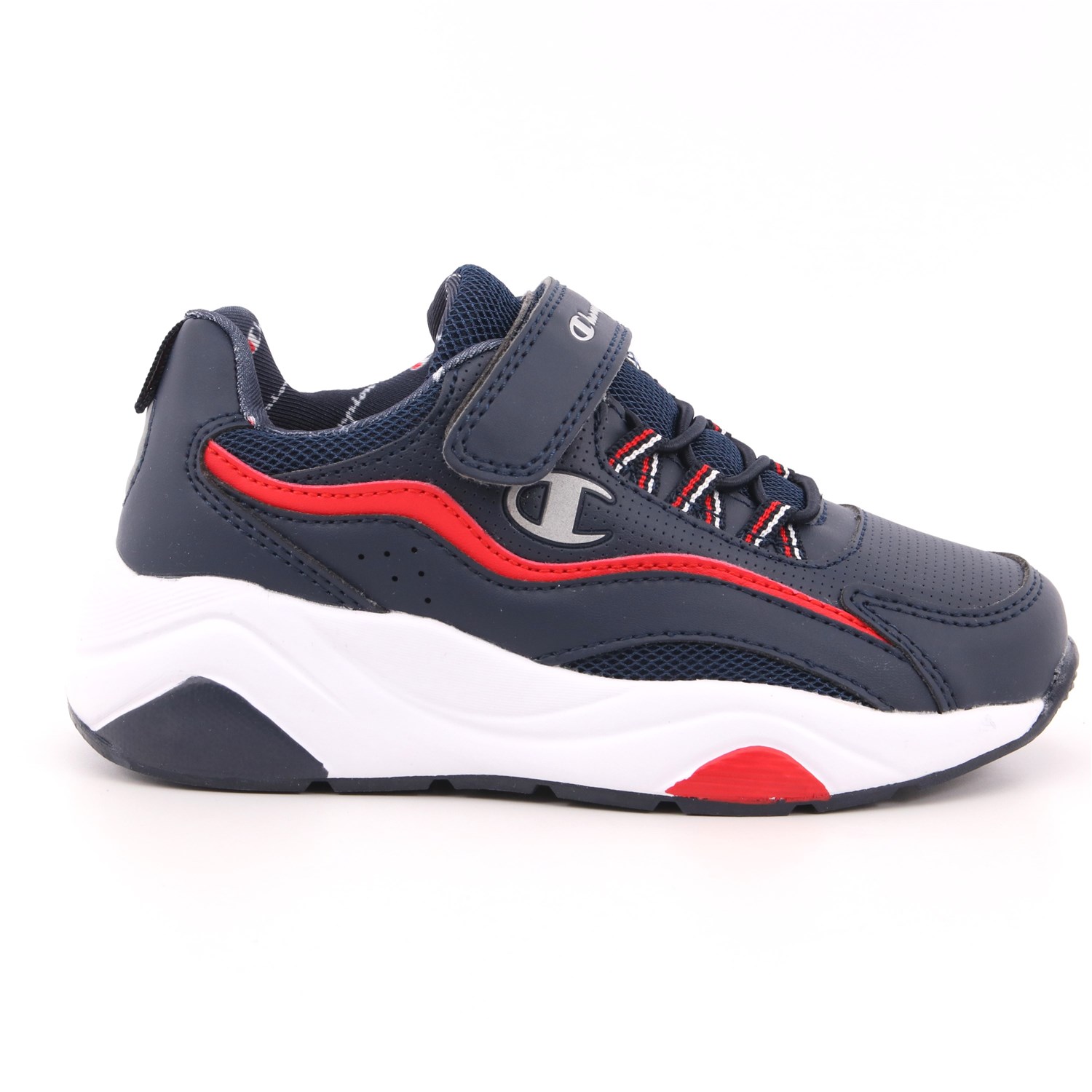 Scarpa Allacciata Champion Bambino Blu Scarpa Allacciata Champion Bambino Blu Scarpe 737 - S32186