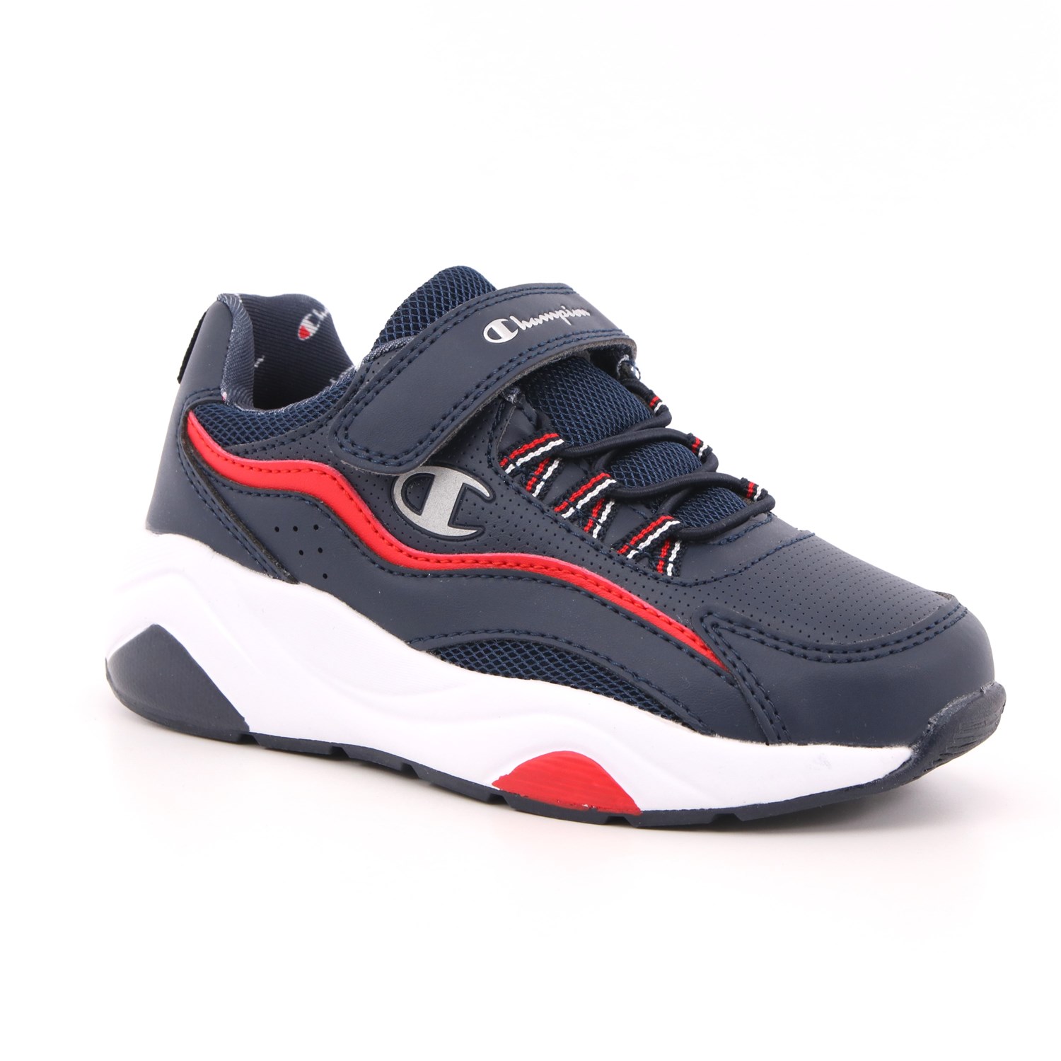 Scarpa Allacciata Champion Bambino Blu Scarpa Allacciata Champion Bambino Blu Scarpe 737 - S32186