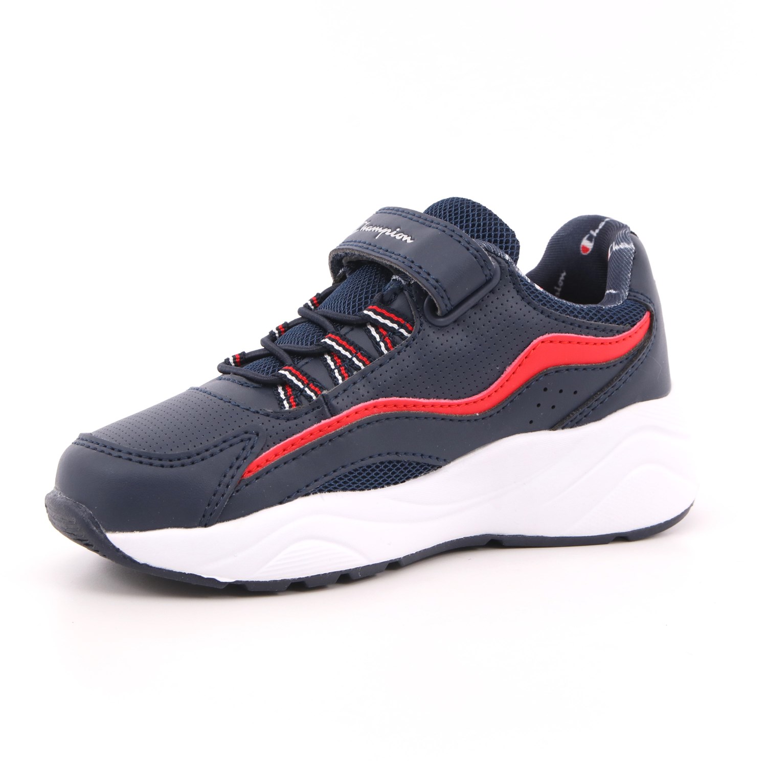 Scarpa Allacciata Champion Bambino Blu Scarpa Allacciata Champion Bambino Blu Scarpe 737 - S32186