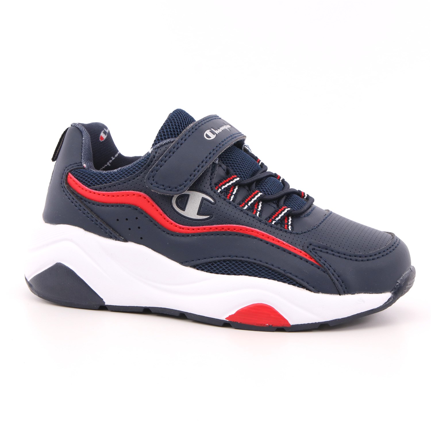 Scarpa Allacciata Champion Bambino Blu Scarpa Allacciata Champion Bambino Blu Scarpe 737 - S32186