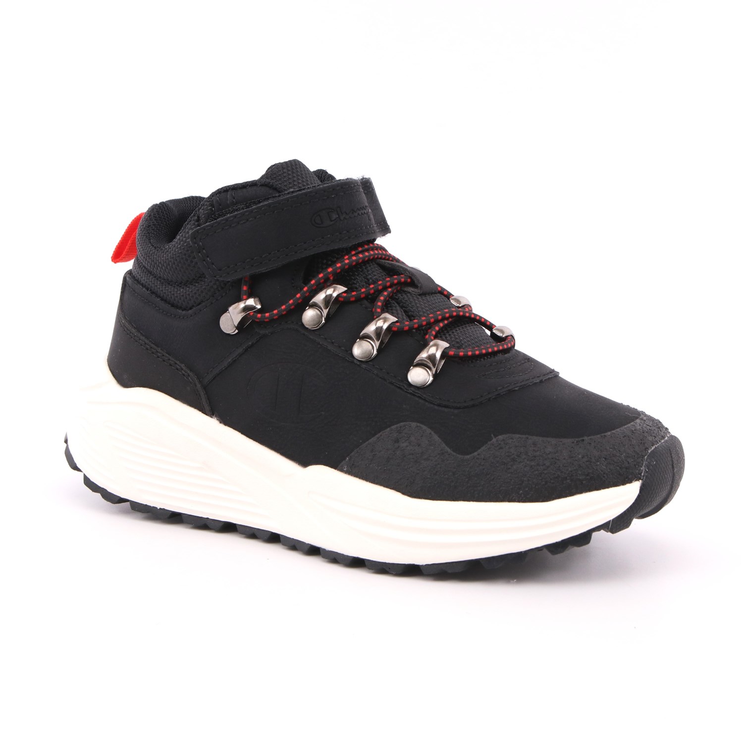 Scarpa Allacciata Champion Bambino Nero Scarpa Allacciata Champion Bambino Nero Scarpe 738 - S32203