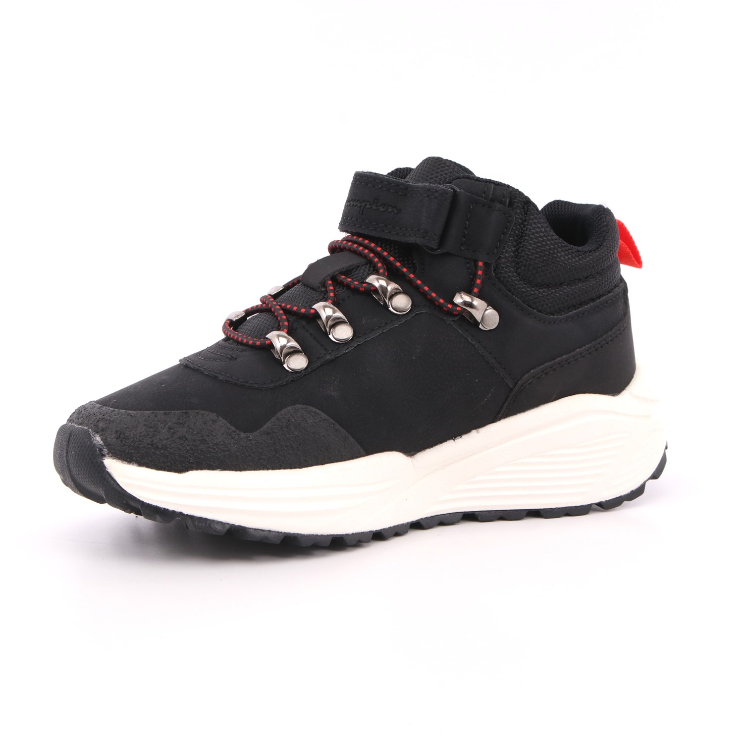 Scarpa Allacciata Champion Bambino Nero Scarpa Allacciata Champion Bambino Nero Scarpe 738 - S32203