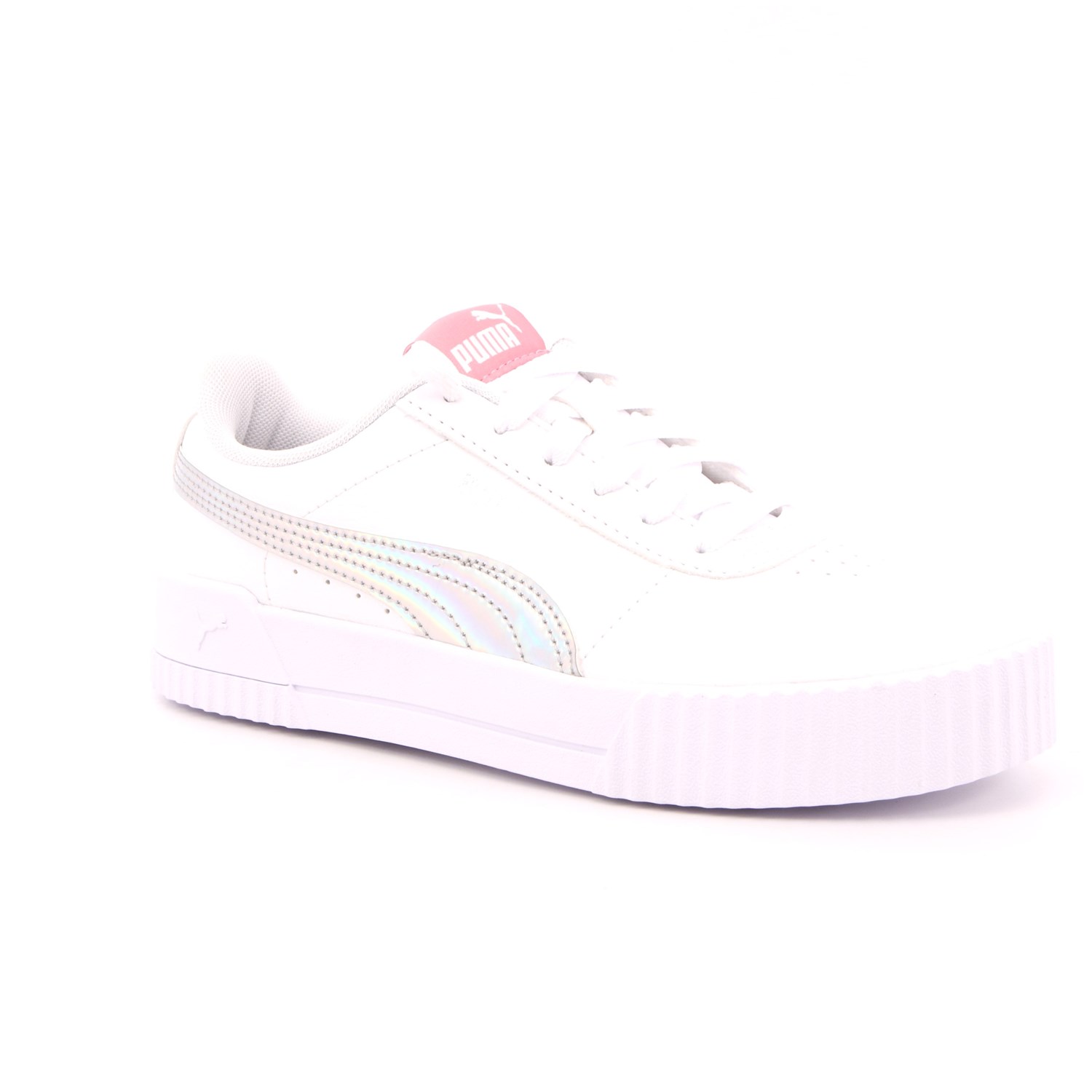 Scarpa Allacciata Puma Bambina Bianco Scarpa Allacciata Puma Bambina Bianco Scarpe 801 - 38089501