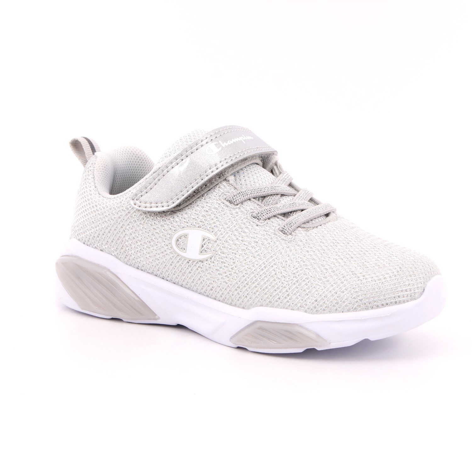 Scarpa Strappi + Elastico Champion Bambina Argento Scarpa Strappi + Elastico Champion Bambina Argento Scarpe 743 - S32132