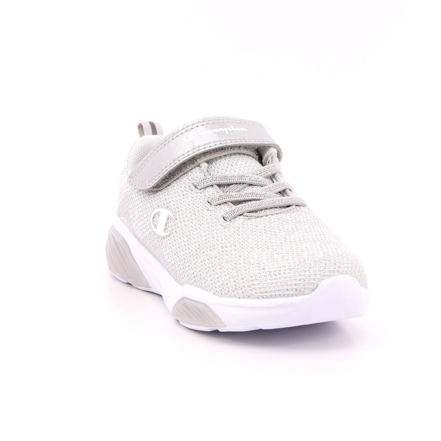 Scarpa Strappi + Elastico Champion Bambina Argento Scarpa Strappi + Elastico Champion Bambina Argento Scarpe 743 - S32132