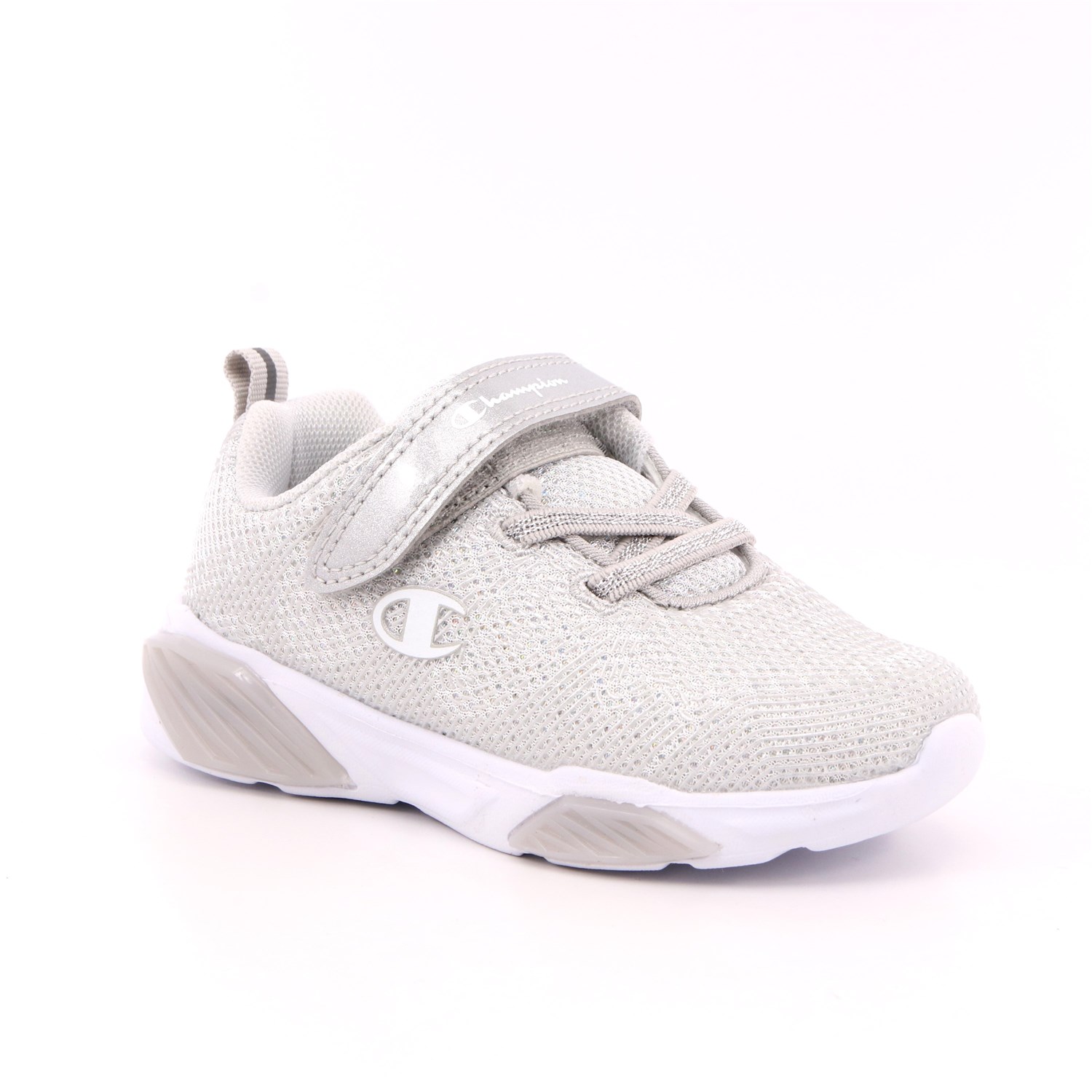Scarpa Strappi + Elastico Champion Bambina Argento Scarpa Strappi + Elastico Champion Bambina Argento Scarpe 747 - S32131