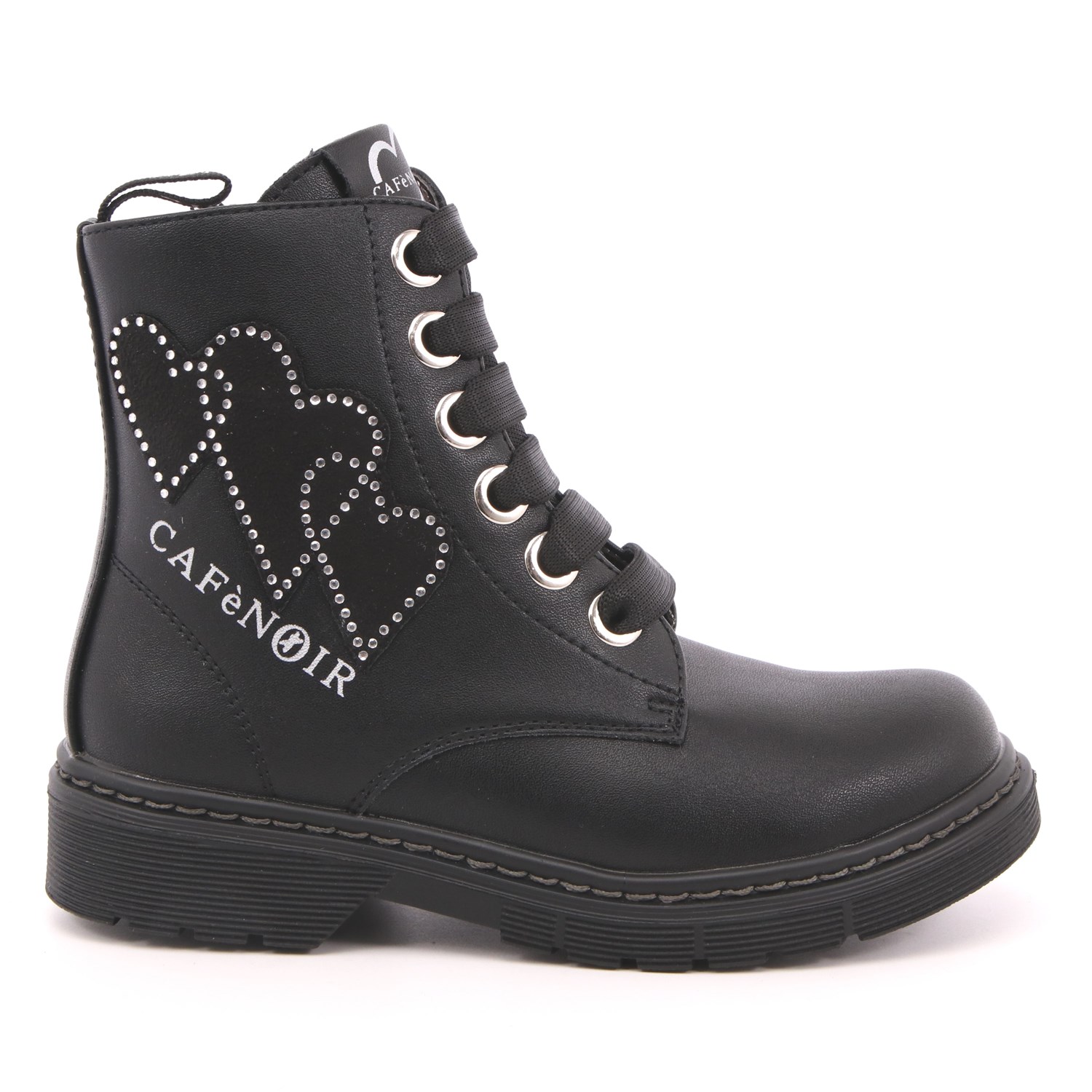 Anfibio Cafè Noir Bambina Nero Anfibio Cafè Noir Bambina Nero Scarpe 27 - C-1432A