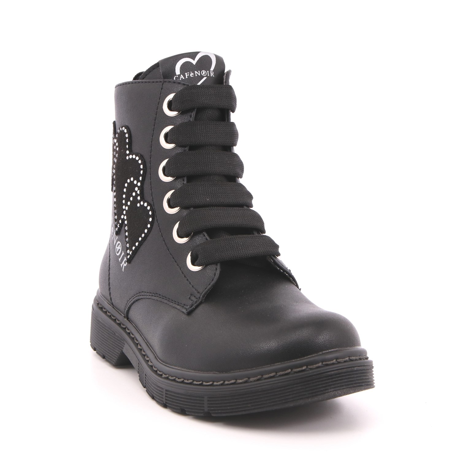 Anfibio Cafè Noir Bambina Nero Anfibio Cafè Noir Bambina Nero Scarpe 27 - C-1432A