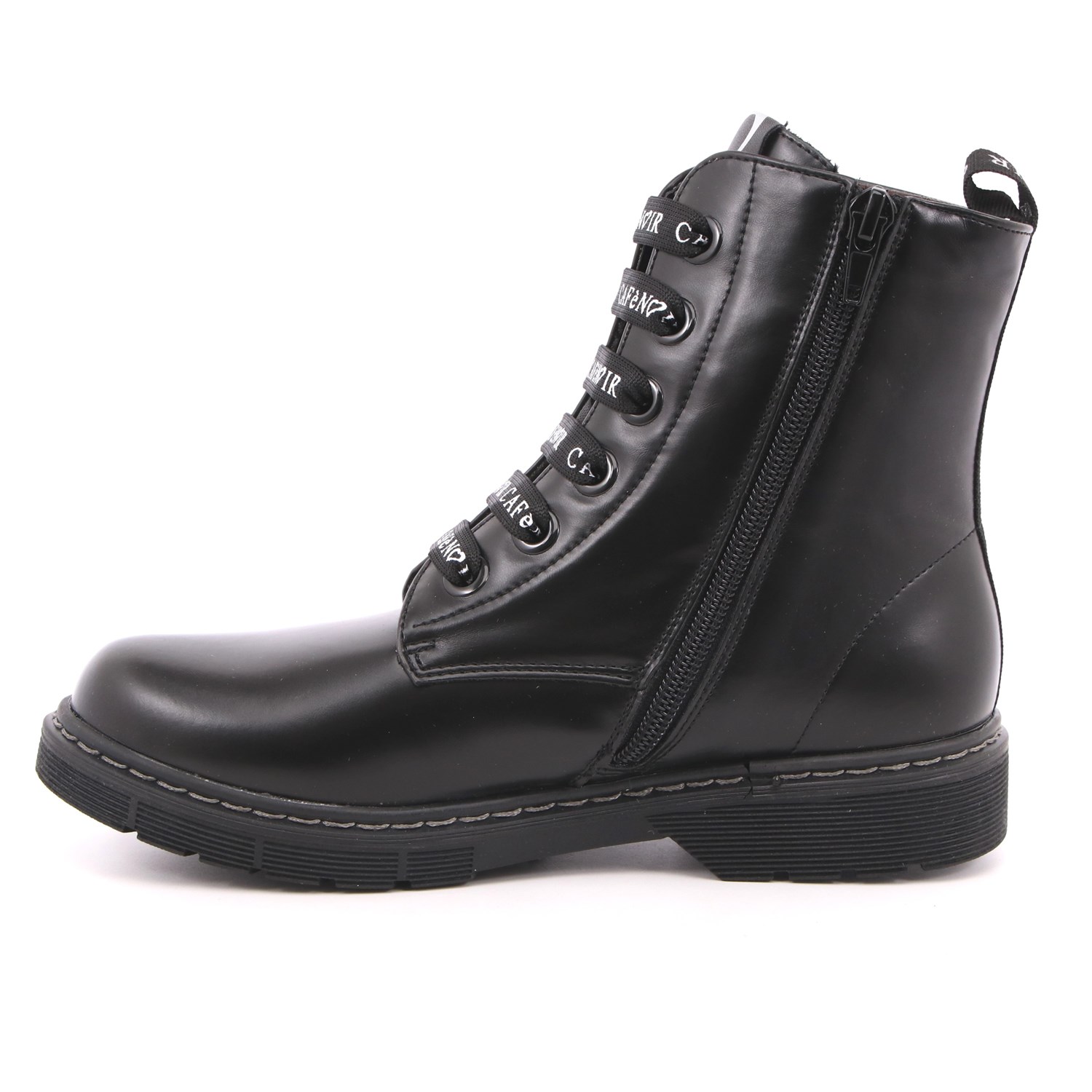 Anfibio Cafè Noir Bambina Nero Anfibio Cafè Noir Bambina Nero Scarpe 28 - C-1431A