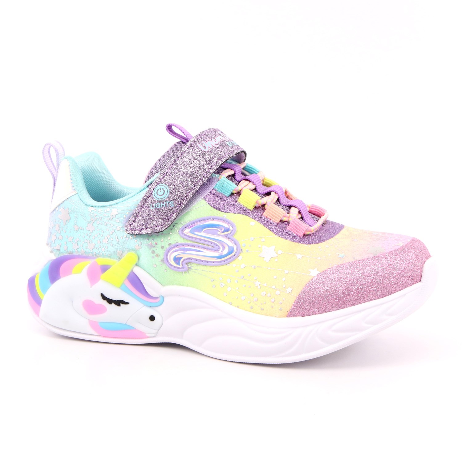 Scarpa Strappi + Elastico Skechers Bambina Lilla Scarpa Strappi + Elastico Skechers Bambina Lilla Scarpe 160 - 302311L