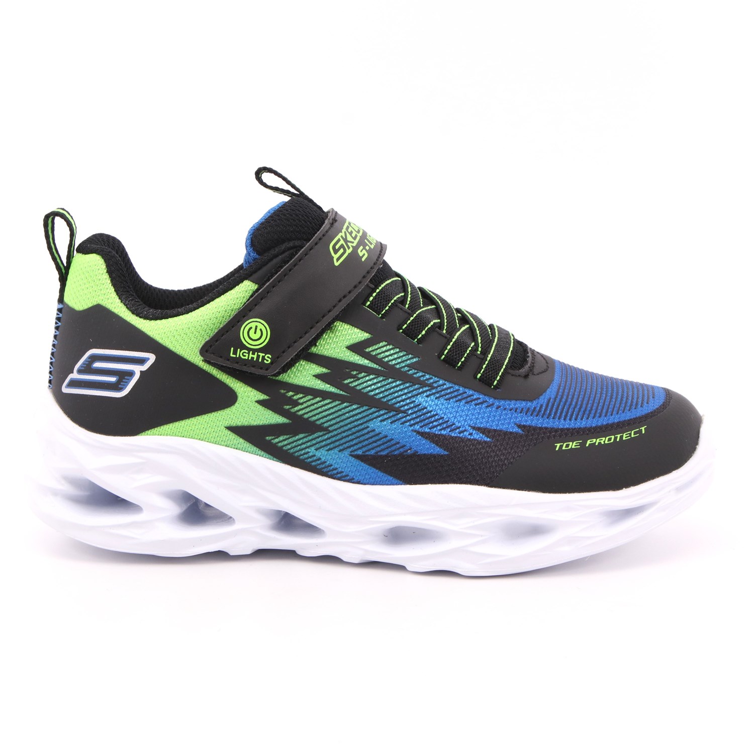 Scarpa Strappi + Elastico Skechers Bambino Blu Scarpa Strappi + Elastico Skechers Bambino Blu Scarpe 161 - 400600L