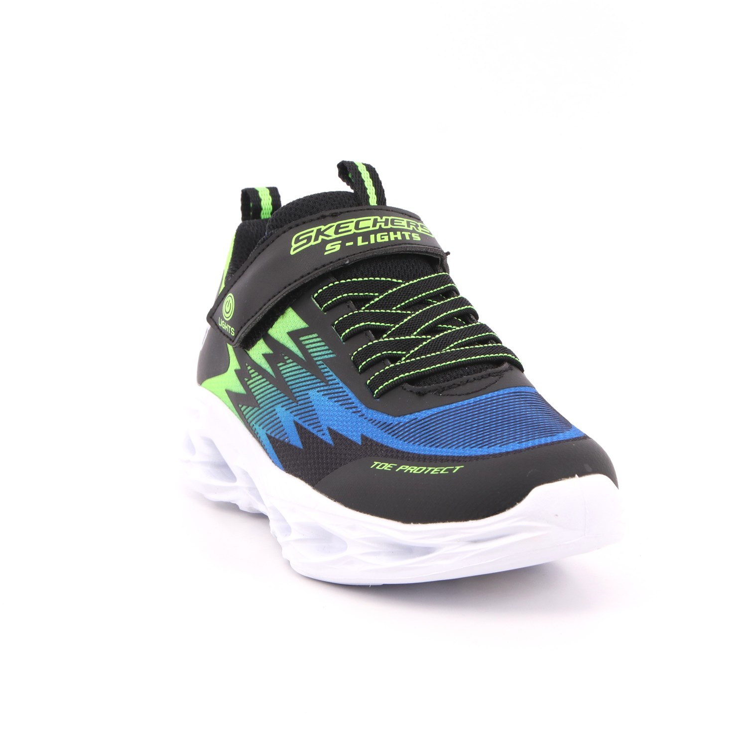 Scarpa Strappi + Elastico Skechers Bambino Blu Scarpa Strappi + Elastico Skechers Bambino Blu Scarpe 161 - 400600L
