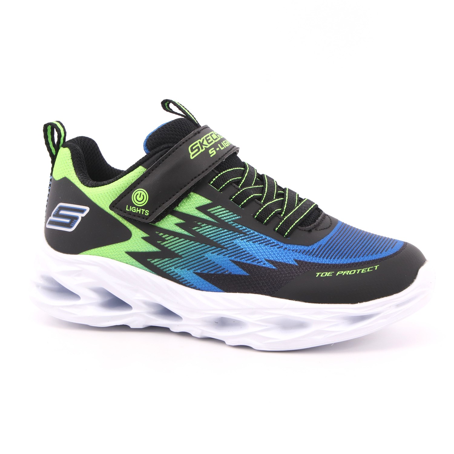 Scarpa Strappi + Elastico Skechers Bambino Blu Scarpa Strappi + Elastico Skechers Bambino Blu Scarpe 161 - 400600L