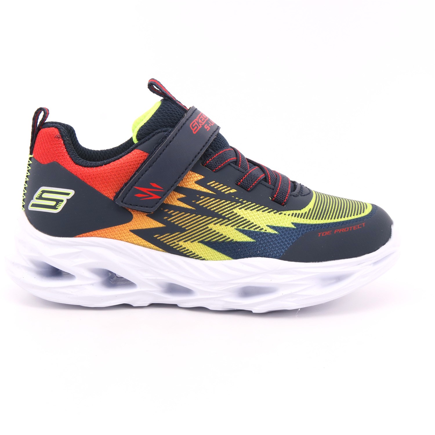 Scarpa Strappi + Elastico Skechers Bambino Blu Scarpa Strappi + Elastico Skechers Bambino Blu Scarpe 162 - 400600N