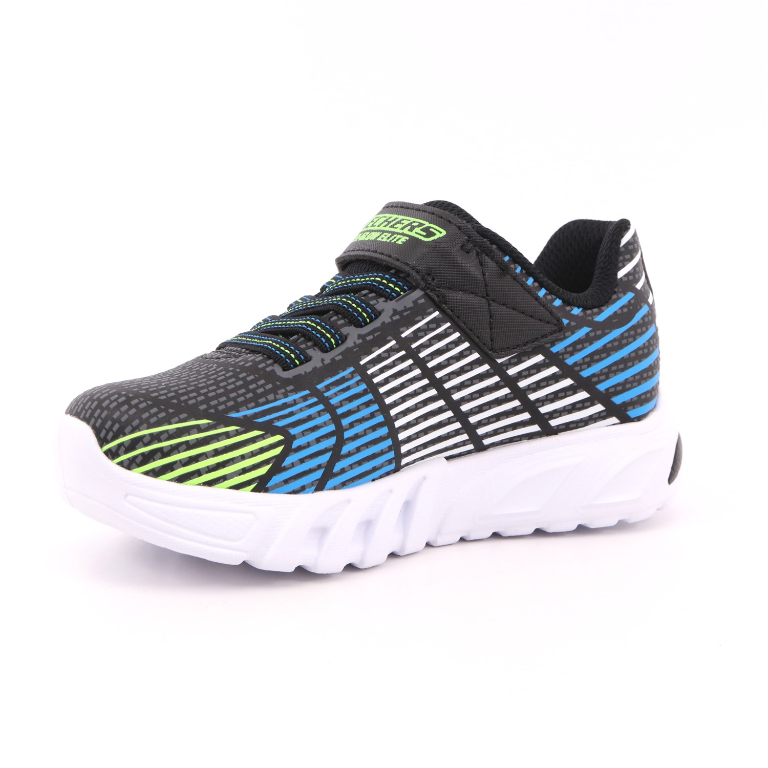 Scarpa Strappi + Elastico Skechers Bambino Blu Scarpa Strappi + Elastico Skechers Bambino Blu Scarpe 163 - 400135L
