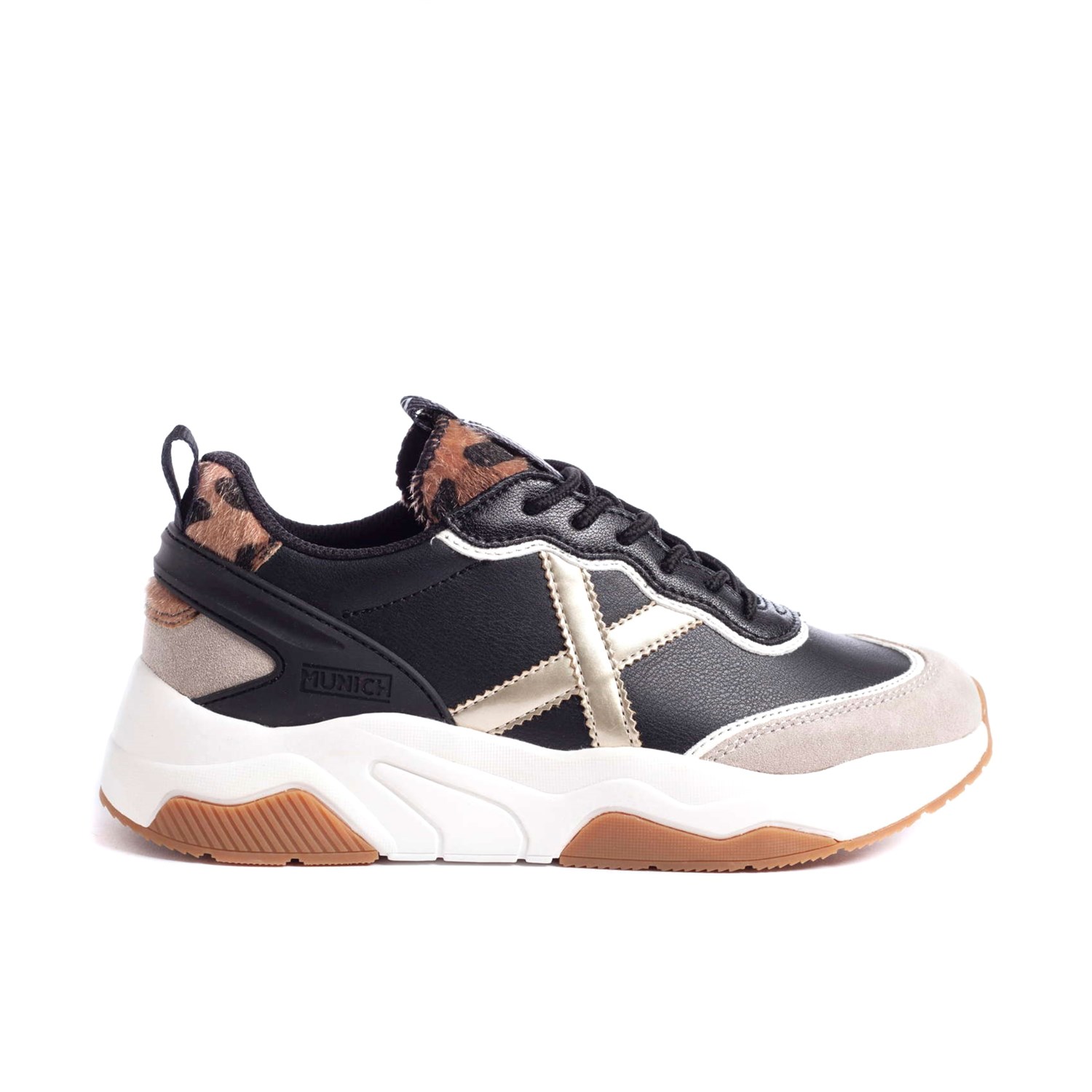 Scarpa Allacciata Munich Donna Nero Scarpa Allacciata Munich Donna Nero Scarpe 115 - 8770071