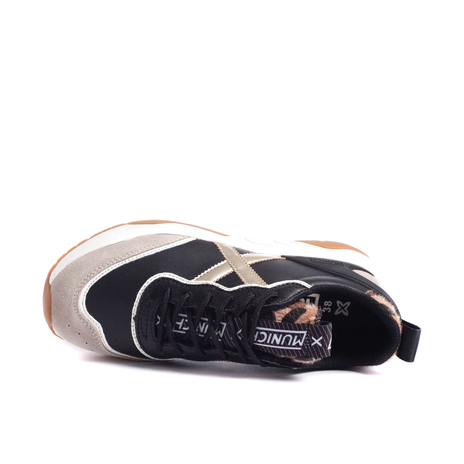Scarpa Allacciata Munich Donna Nero Scarpa Allacciata Munich Donna Nero Scarpe 115 - 8770071