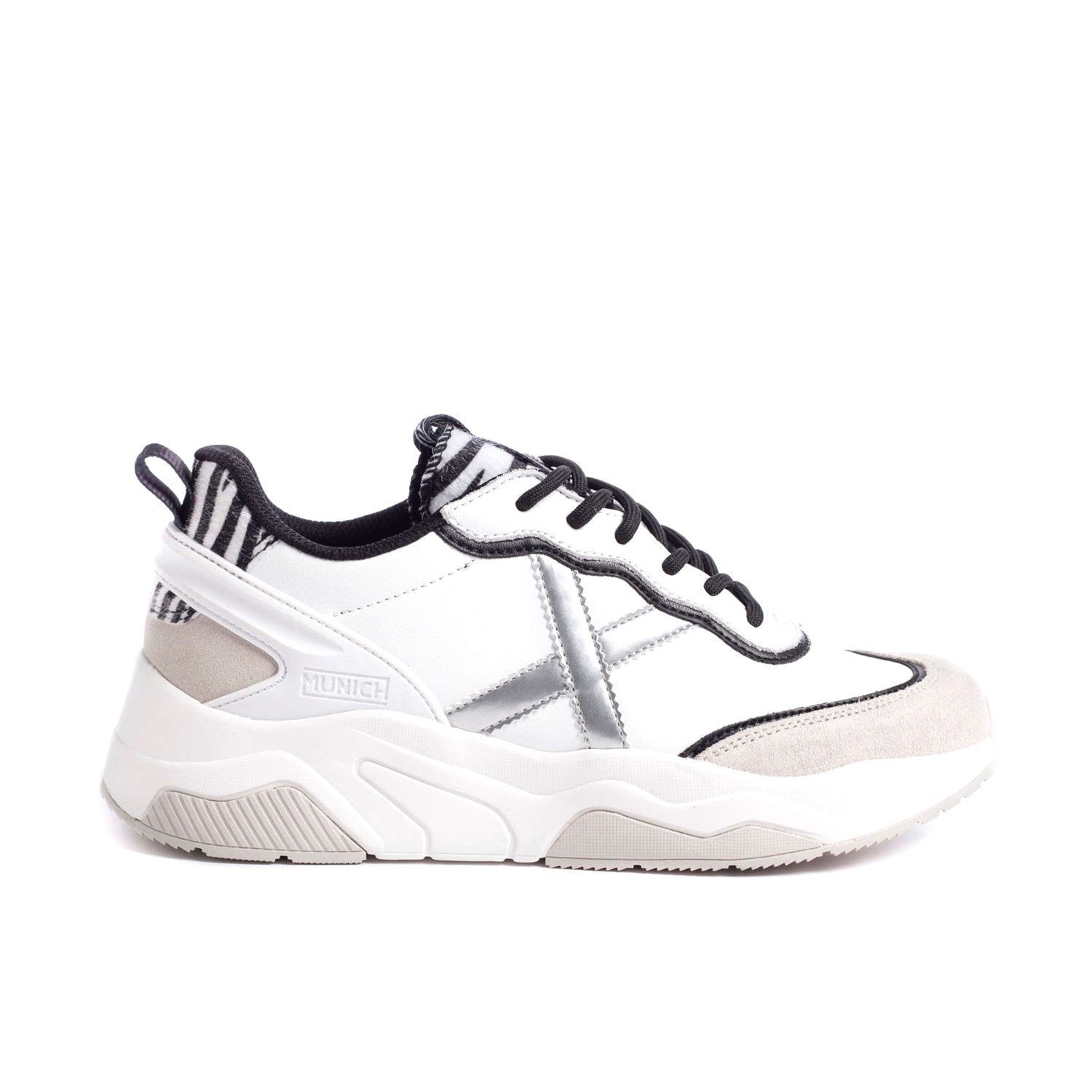 Scarpa Allacciata Munich Donna Bianco Scarpa Allacciata Munich Donna Bianco Scarpe 116 - 8770072