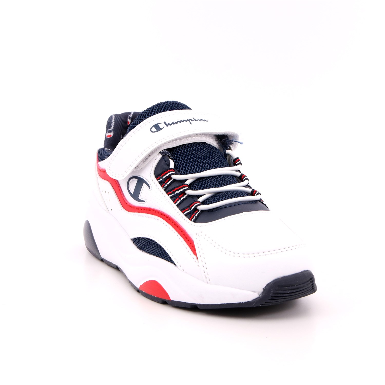Scarpa Allacciata Champion Bambino Bianco Scarpa Allacciata Champion Bambino Bianco Scarpe 755 - S32186