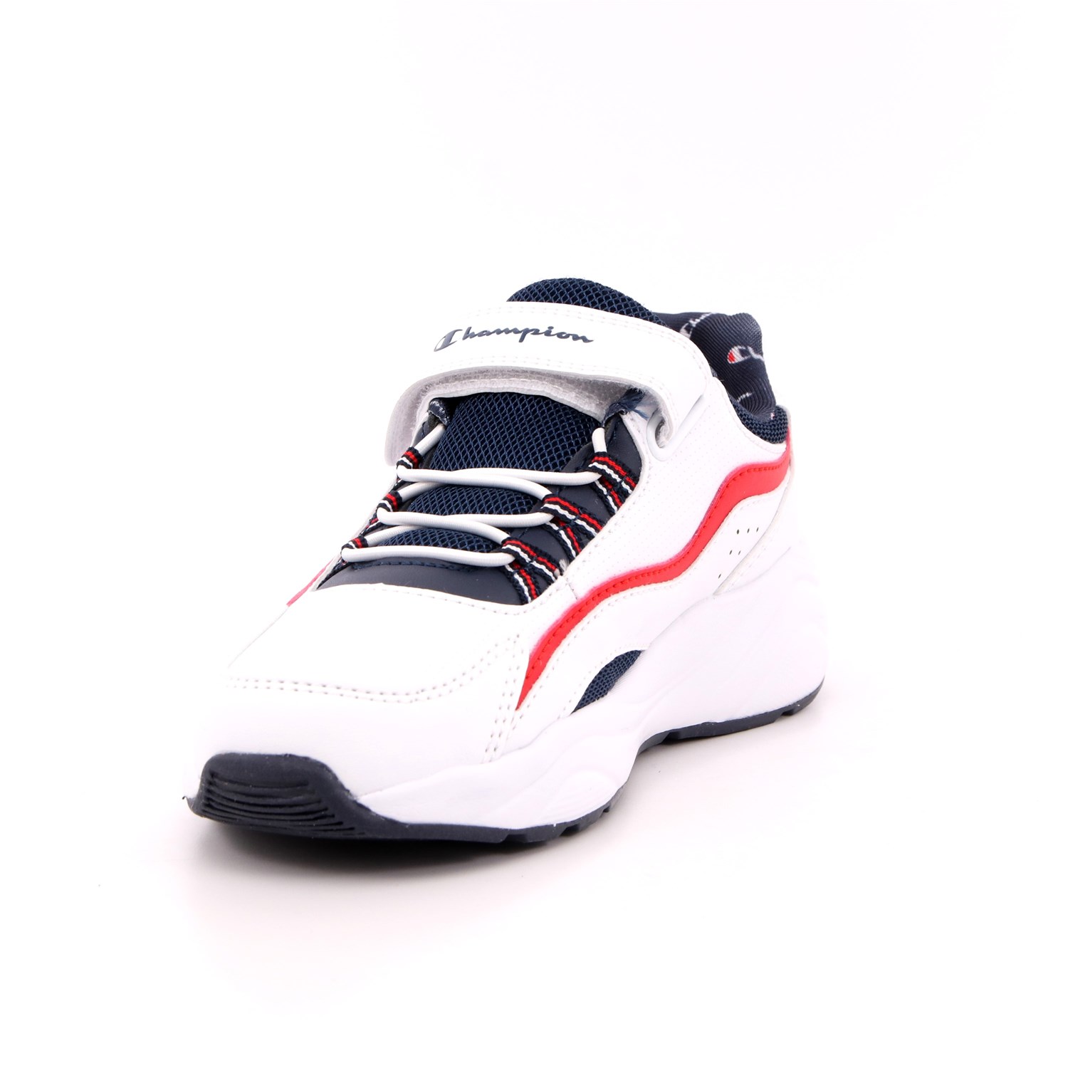 Scarpa Allacciata Champion Bambino Bianco Scarpa Allacciata Champion Bambino Bianco Scarpe 755 - S32186