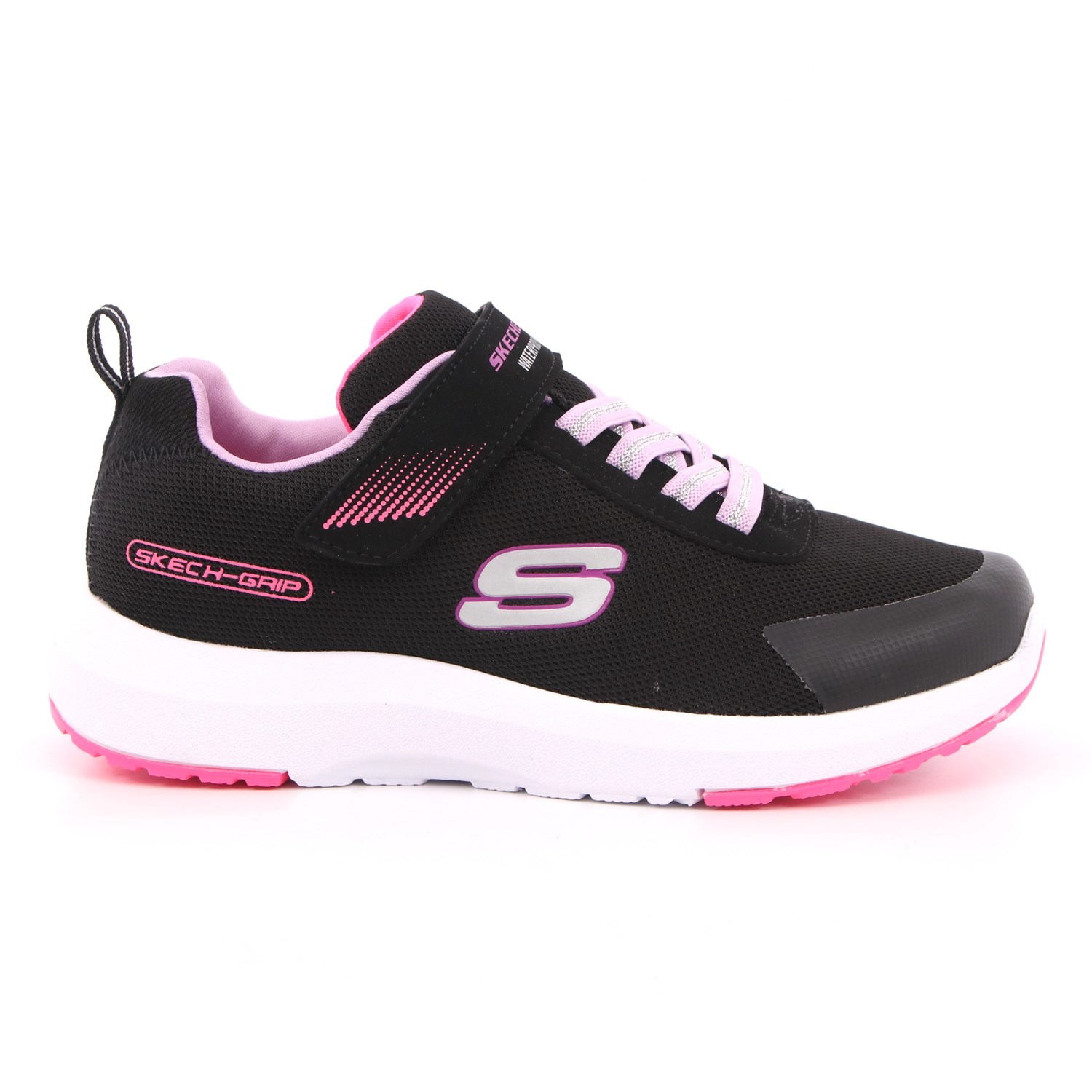 Scarpa Strappi + Elastico Skechers Bambina Nero Scarpa Strappi + Elastico Skechers Bambina Nero Scarpe 165 - 302425L