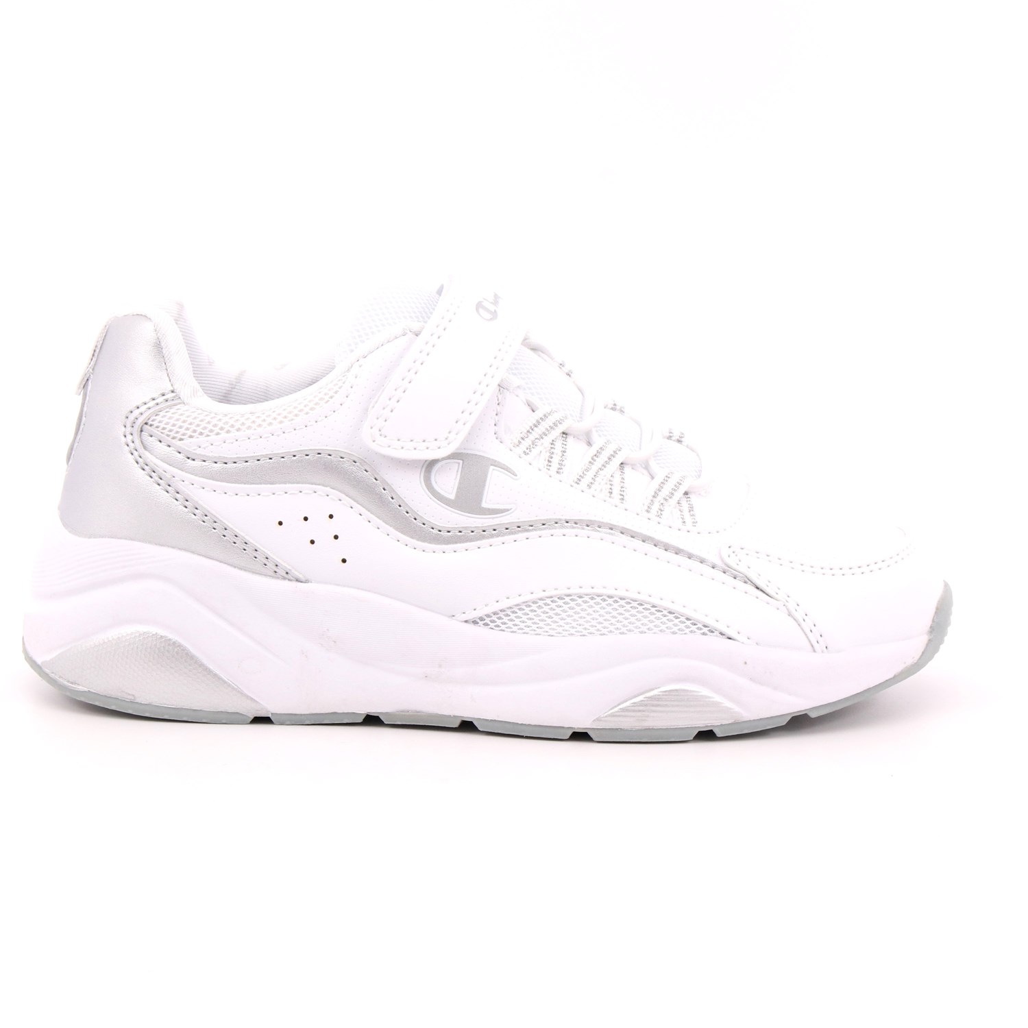Scarpa Strappi + Elastico Champion Bambina Bianco Scarpa Strappi + Elastico Champion Bambina Bianco Scarpe 760 - S32188