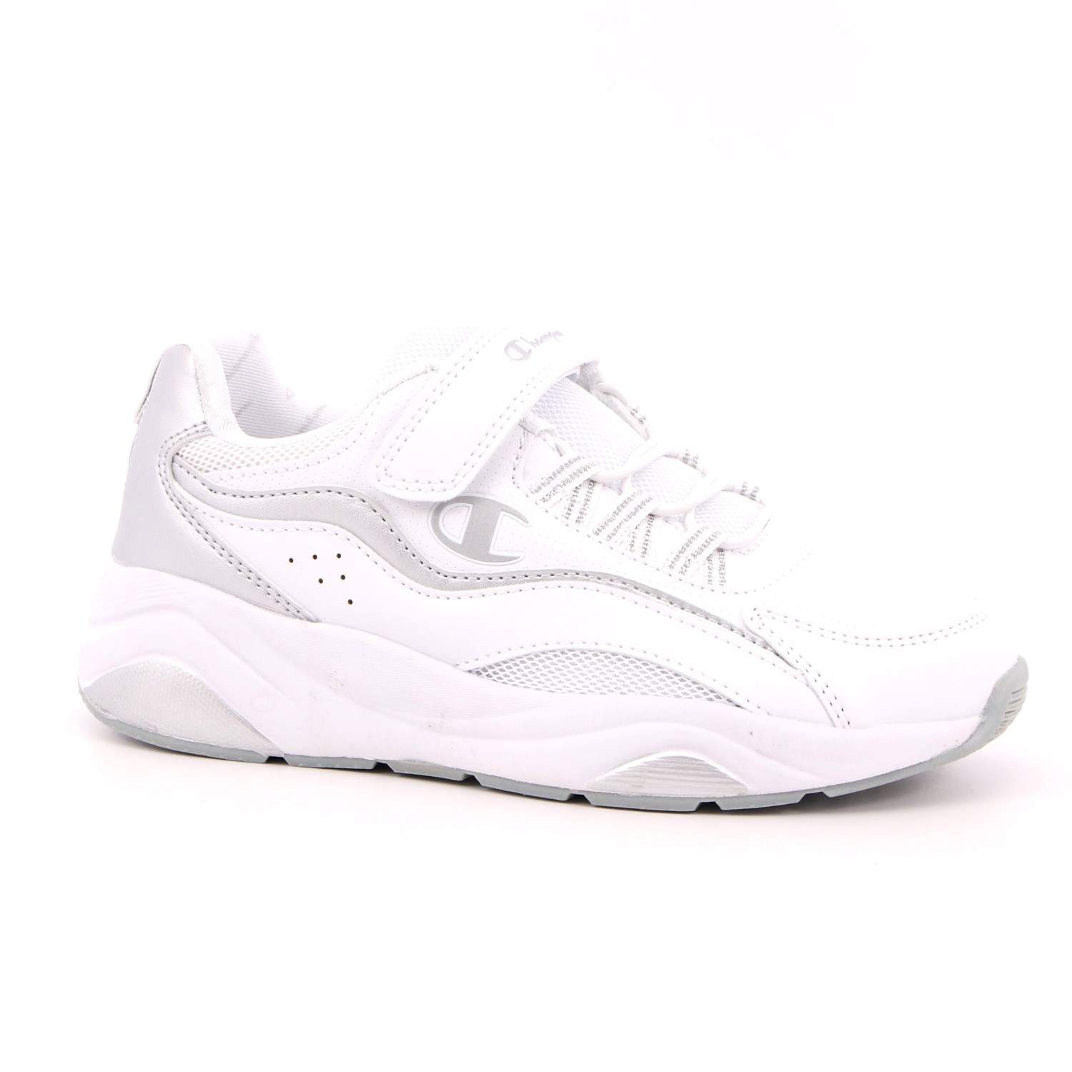 Scarpa Strappi + Elastico Champion Bambina Bianco Scarpa Strappi + Elastico Champion Bambina Bianco Scarpe 760 - S32188