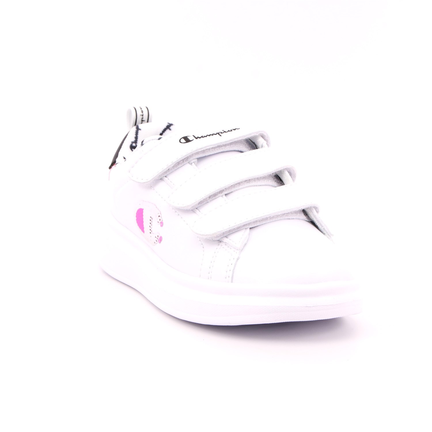Scarpa Strappi + Elastico Champion Bambina Bianco Scarpa Strappi + Elastico Champion Bambina Bianco Scarpe 761 - S32197
