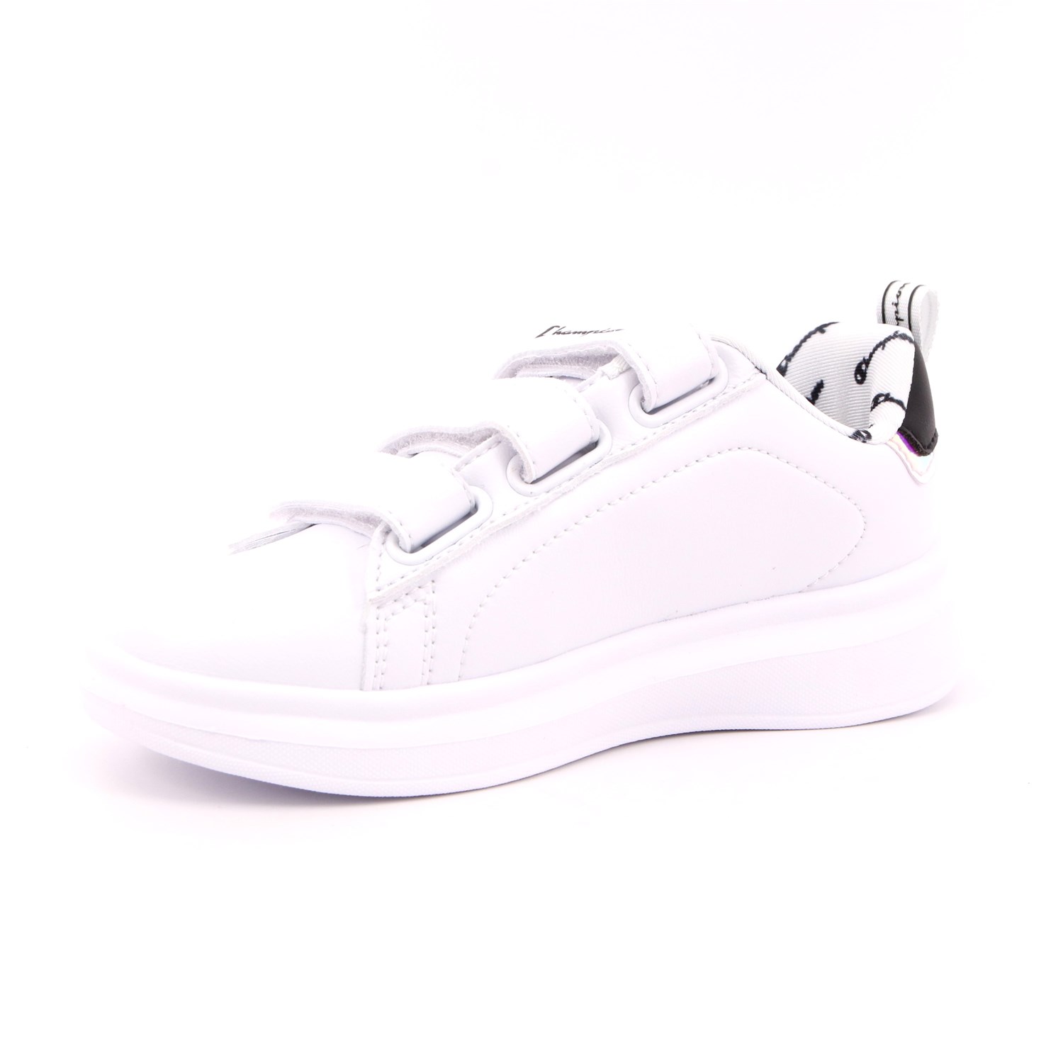 Scarpa Strappi + Elastico Champion Bambina Bianco Scarpa Strappi + Elastico Champion Bambina Bianco Scarpe 761 - S32197