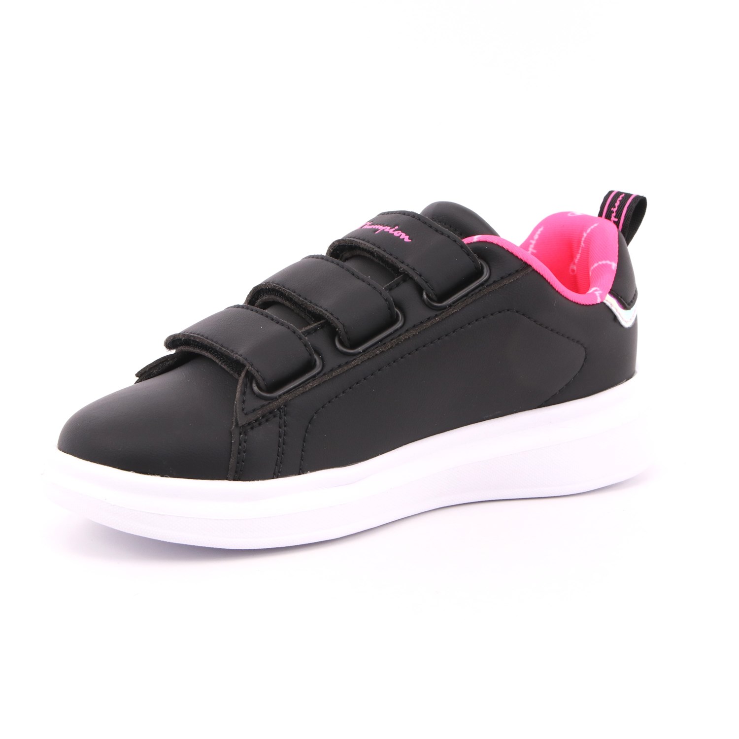 Scarpa Strappi + Elastico Champion Bambina Nero Scarpa Strappi + Elastico Champion Bambina Nero Scarpe 762 - S32197