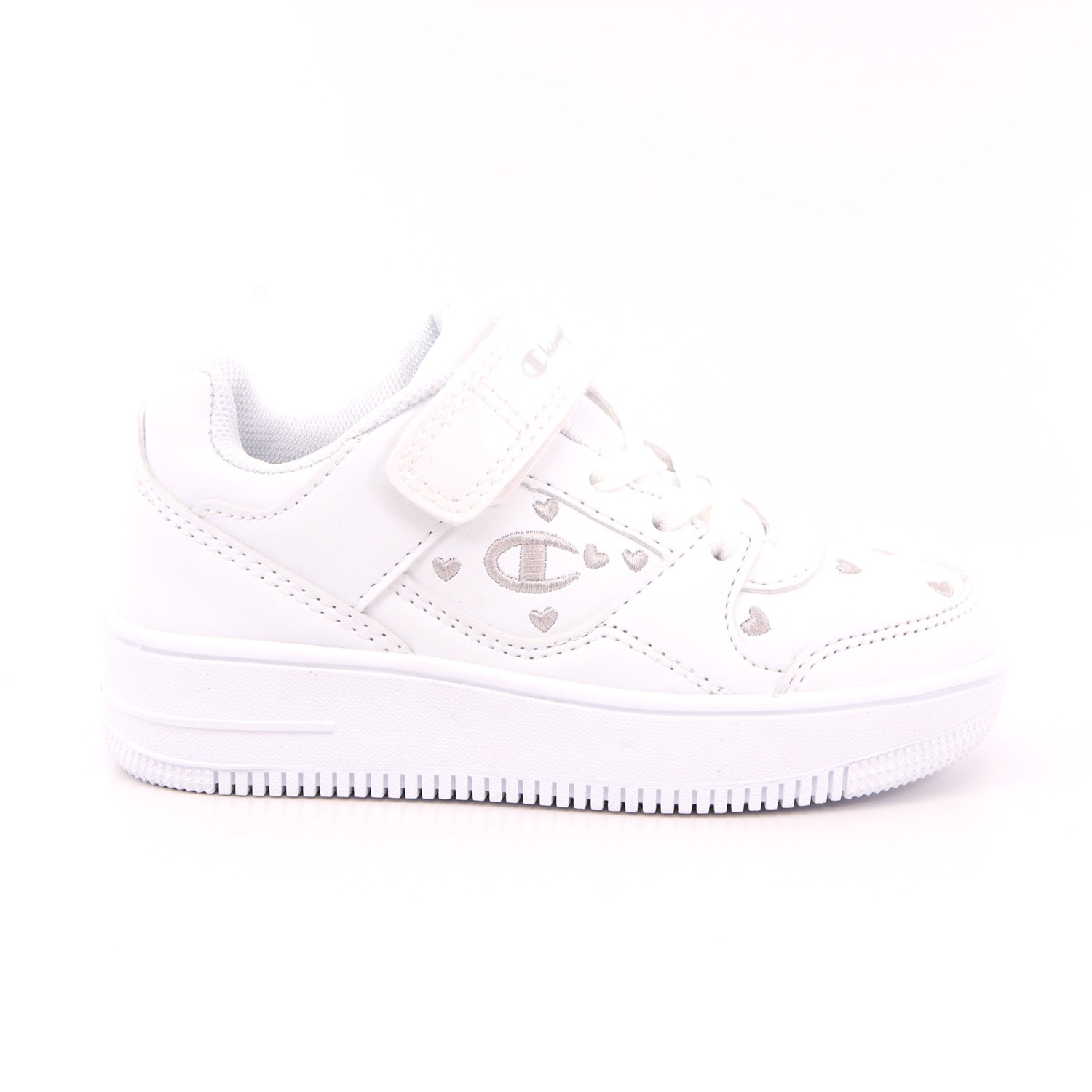 Scarpa Strappi + Elastico Champion Bambina Bianco Scarpa Strappi + Elastico Champion Bambina Bianco Scarpe 766 - S32274