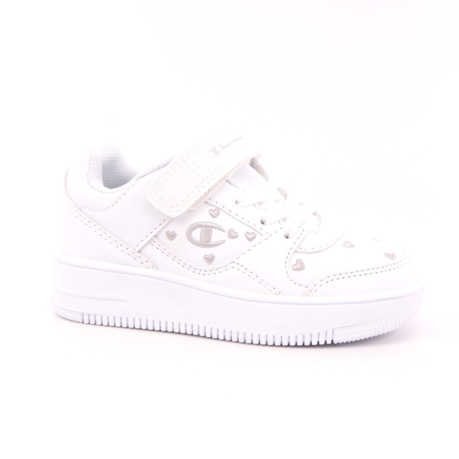 Scarpa Strappi + Elastico Champion Bambina Bianco Scarpa Strappi + Elastico Champion Bambina Bianco Scarpe 766 - S32274
