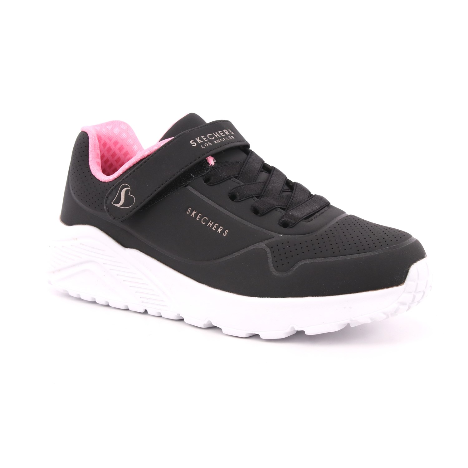Scarpa Strappi + Elastico Skechers Bambina Nero Scarpa Strappi + Elastico Skechers Bambina Nero Scarpe 167 - 310451L