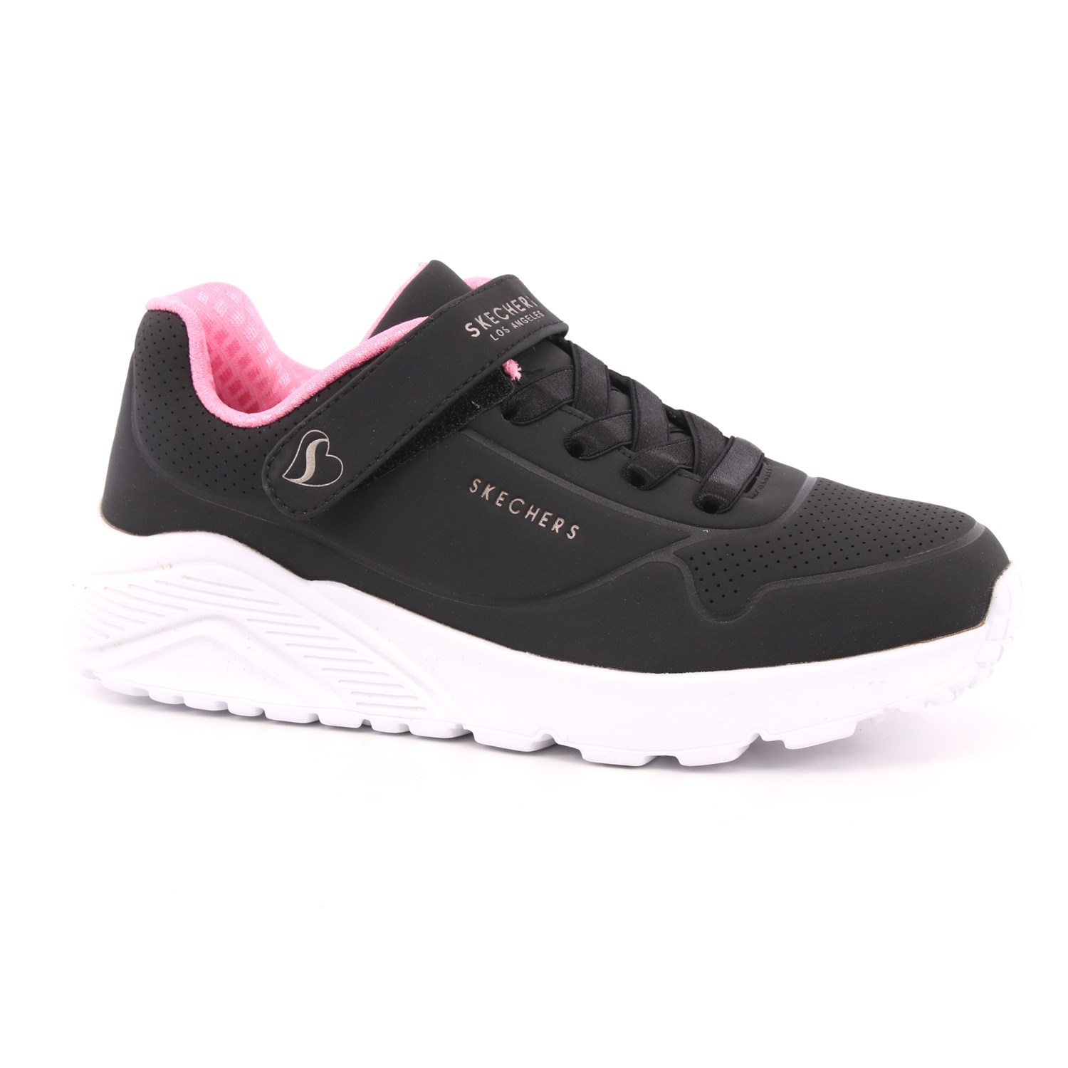 Scarpa Strappi + Elastico Skechers Bambina Nero Scarpa Strappi + Elastico Skechers Bambina Nero Scarpe 167 - 310451L