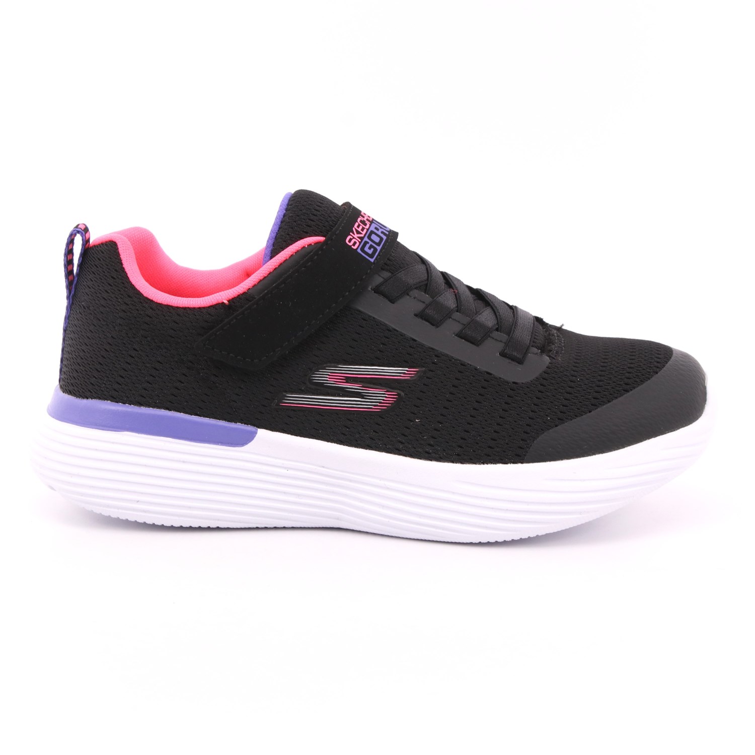 Scarpa Strappi + Elastico Skechers Bambina Nero Scarpa Strappi + Elastico Skechers Bambina Nero Scarpe 168 - 302427L