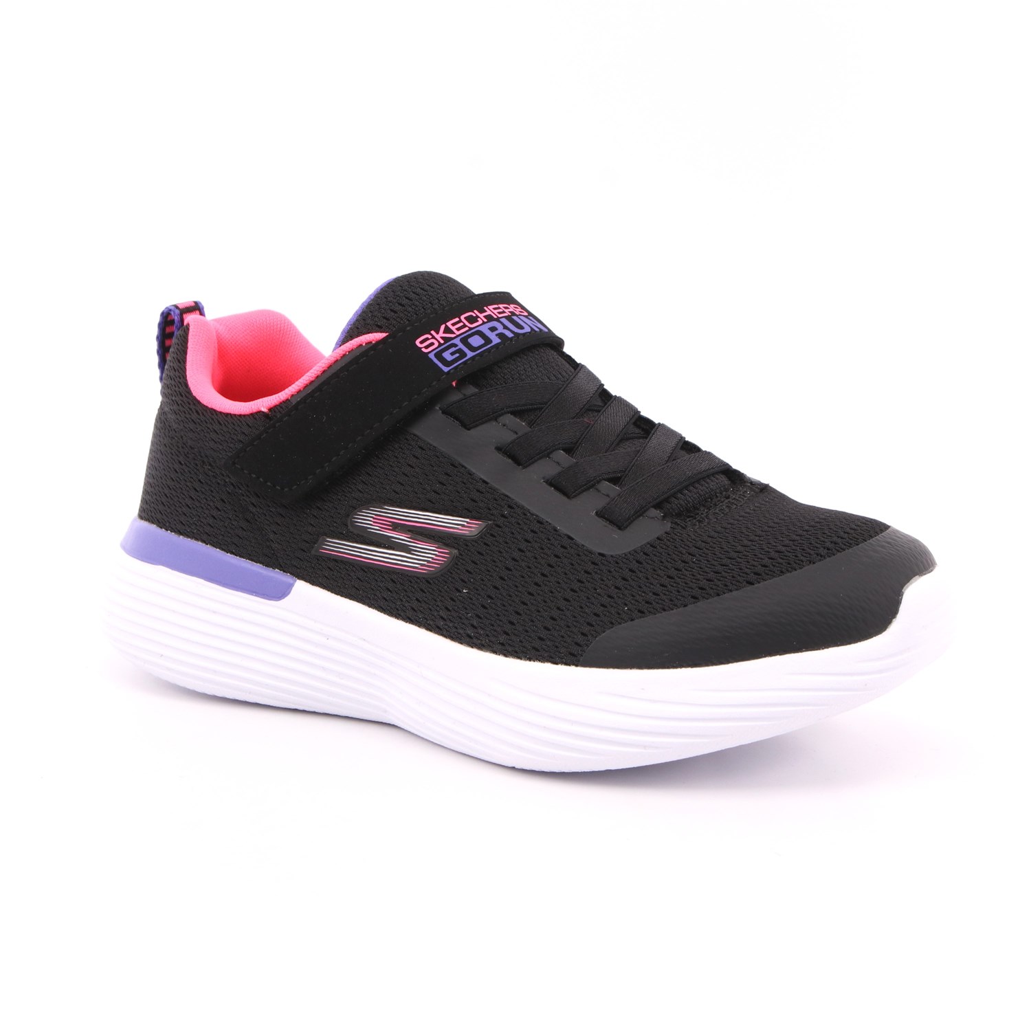 Scarpa Strappi + Elastico Skechers Bambina Nero Scarpa Strappi + Elastico Skechers Bambina Nero Scarpe 168 - 302427L