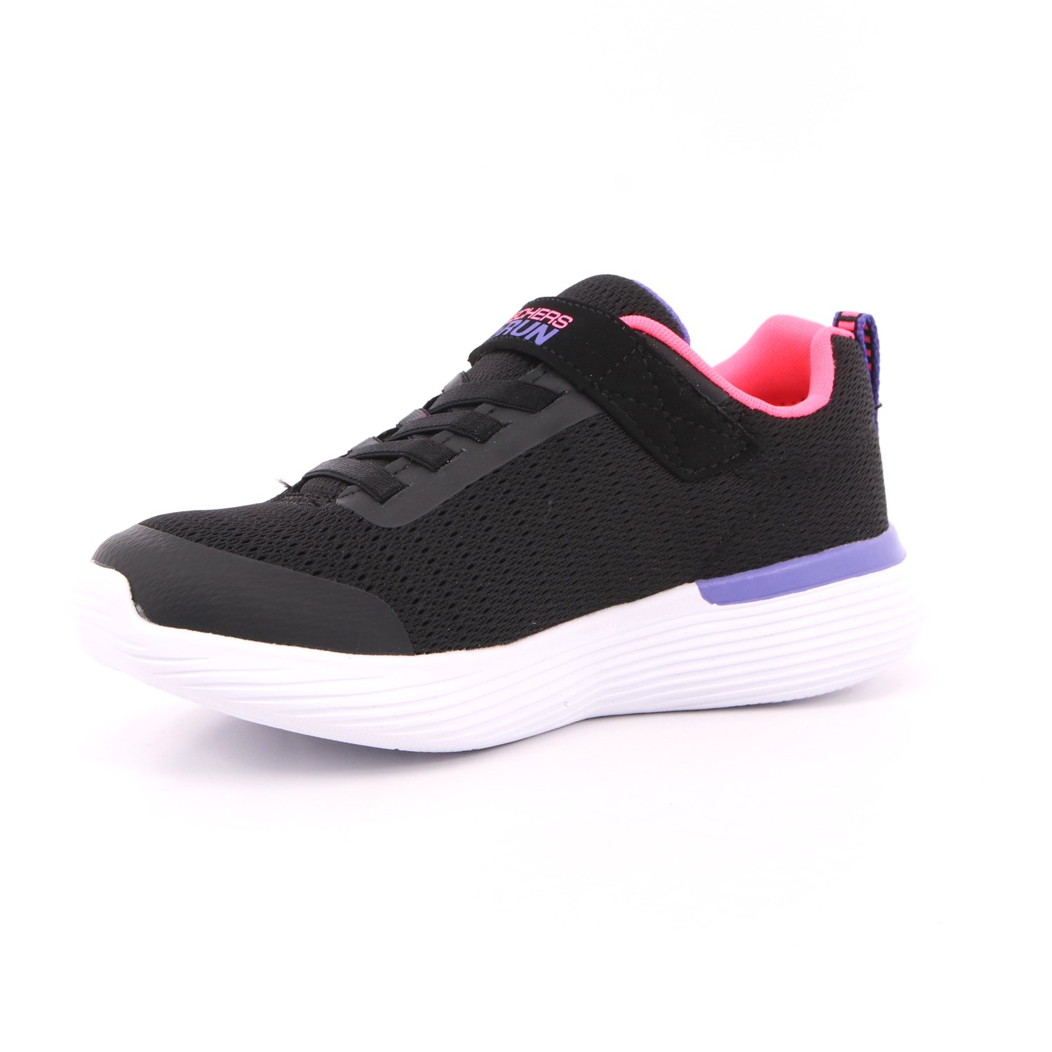 Scarpa Strappi + Elastico Skechers Bambina Nero Scarpa Strappi + Elastico Skechers Bambina Nero Scarpe 168 - 302427L