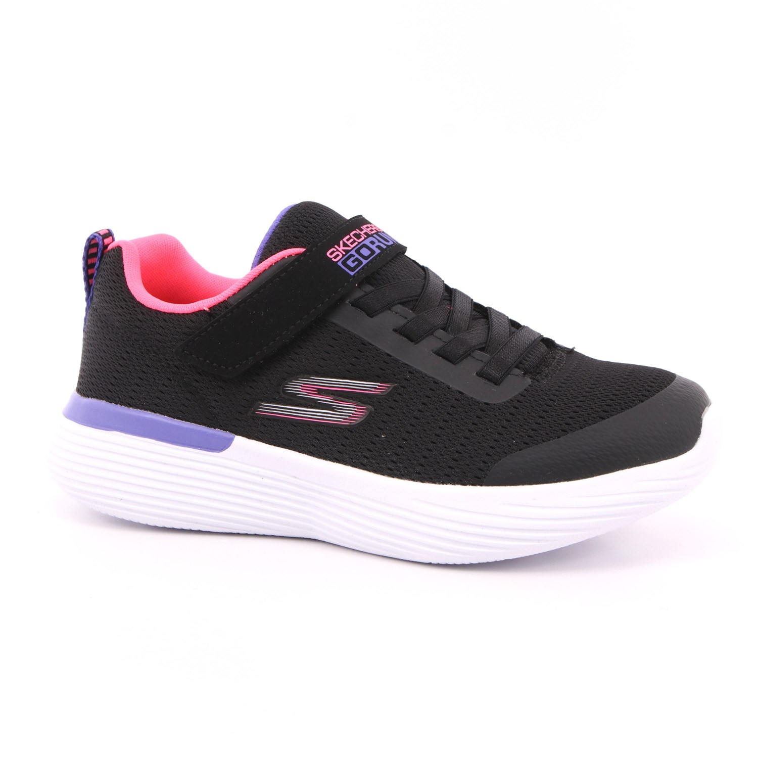 Scarpa Strappi + Elastico Skechers Bambina Nero Scarpa Strappi + Elastico Skechers Bambina Nero Scarpe 168 - 302427L