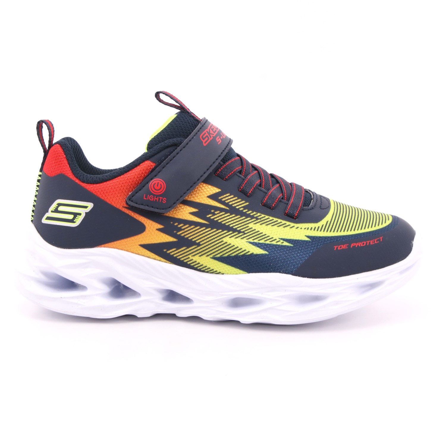 Scarpa Strappi + Elastico Skechers Bambino Grigio/blu Scarpa Strappi + Elastico Skechers Bambino Grigio/blu Scarpe 172 - 400600L