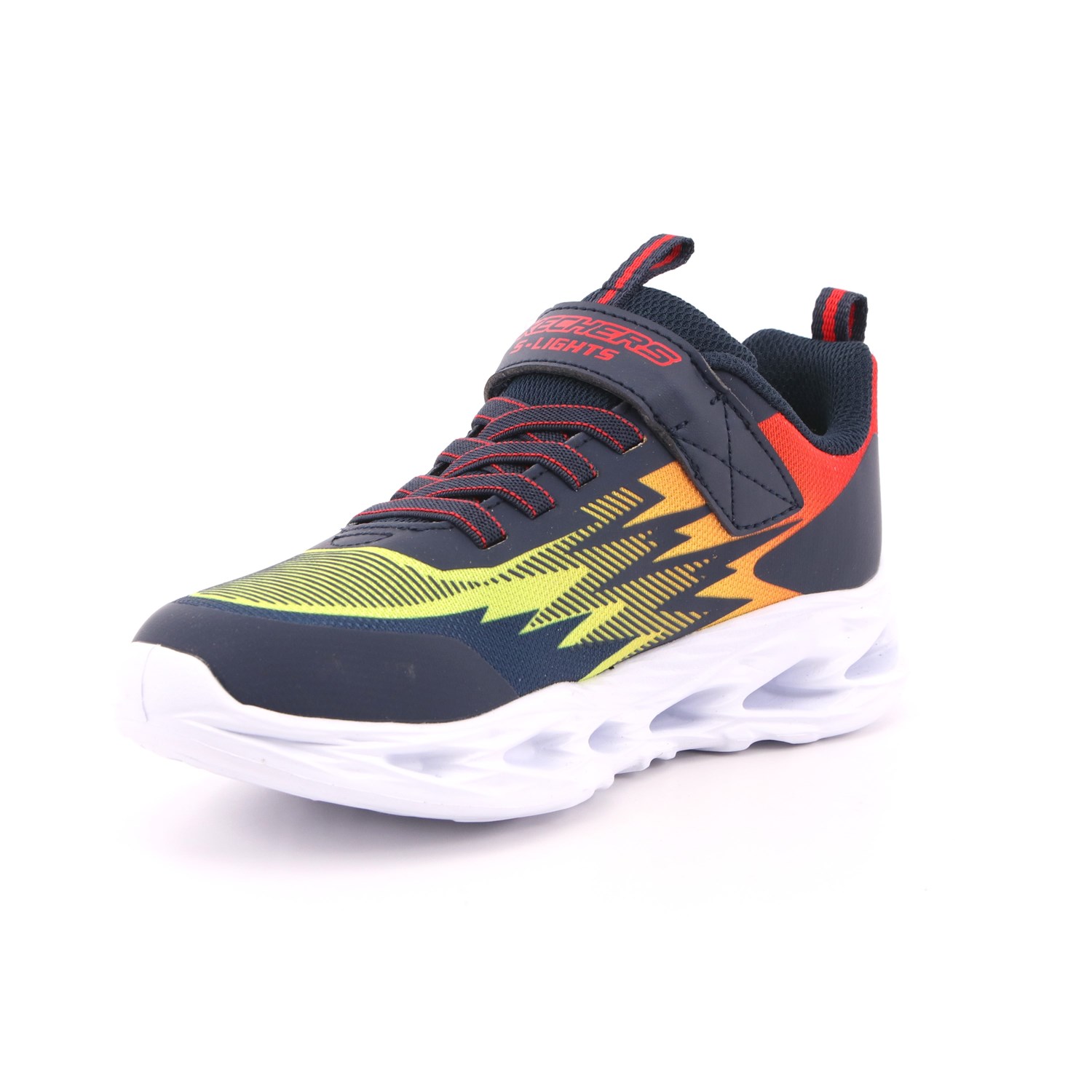 Scarpa Strappi + Elastico Skechers Bambino Grigio/blu Scarpa Strappi + Elastico Skechers Bambino Grigio/blu Scarpe 172 - 400600L