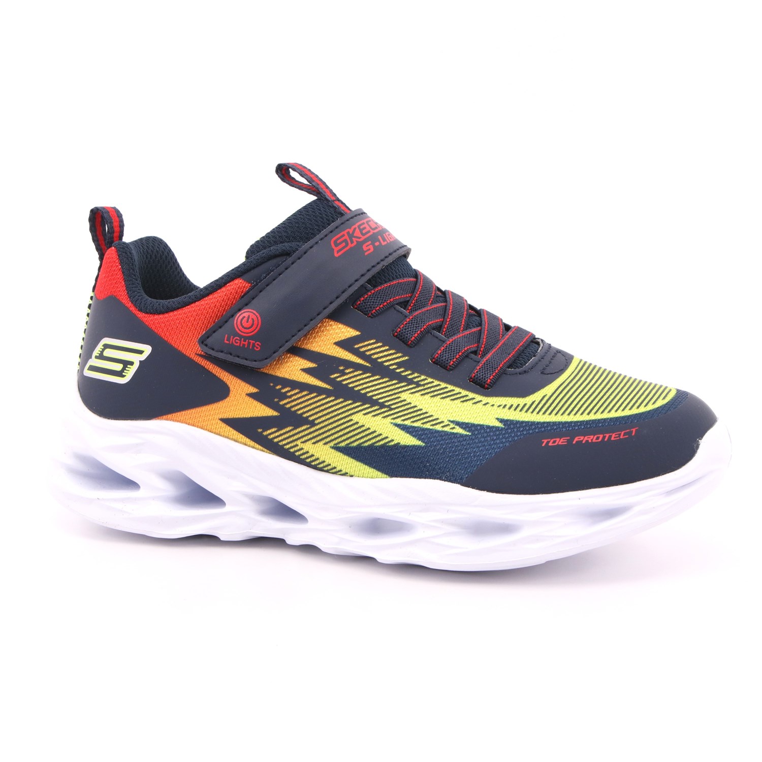 Scarpa Strappi + Elastico Skechers Bambino Grigio/blu Scarpa Strappi + Elastico Skechers Bambino Grigio/blu Scarpe 172 - 400600L