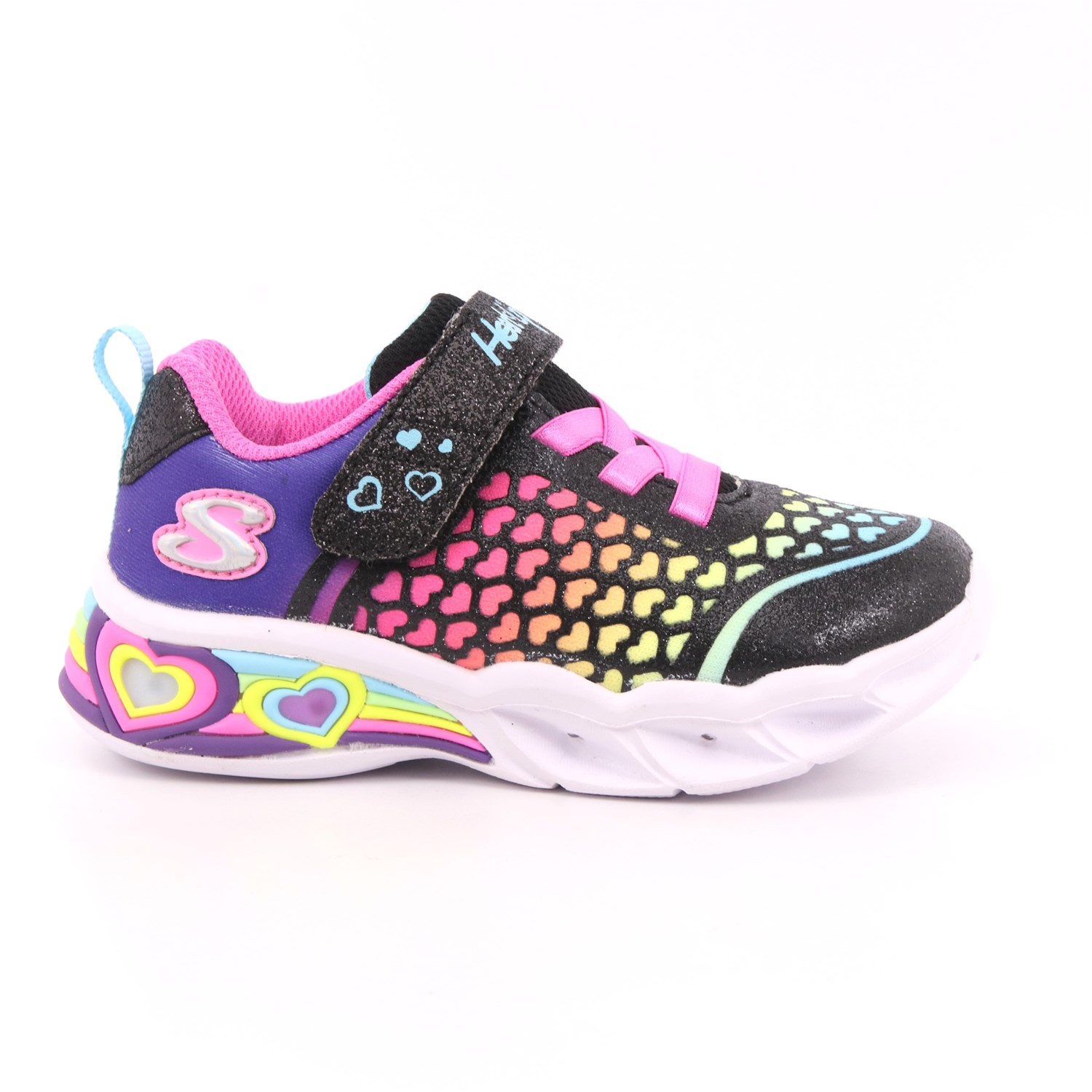 Scarpa Strappi + Elastico Skechers Bambina Nero Scarpa Strappi + Elastico Skechers Bambina Nero Scarpe 175 - 302312N